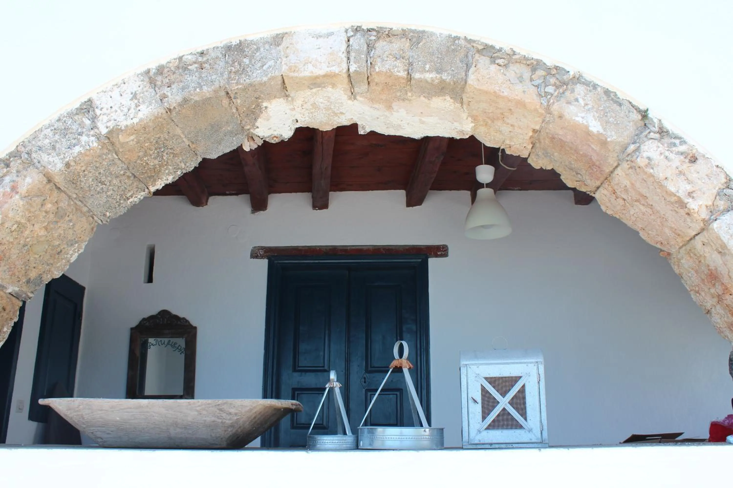 Decorative detail in Hotel Porto Loutro on the Beach