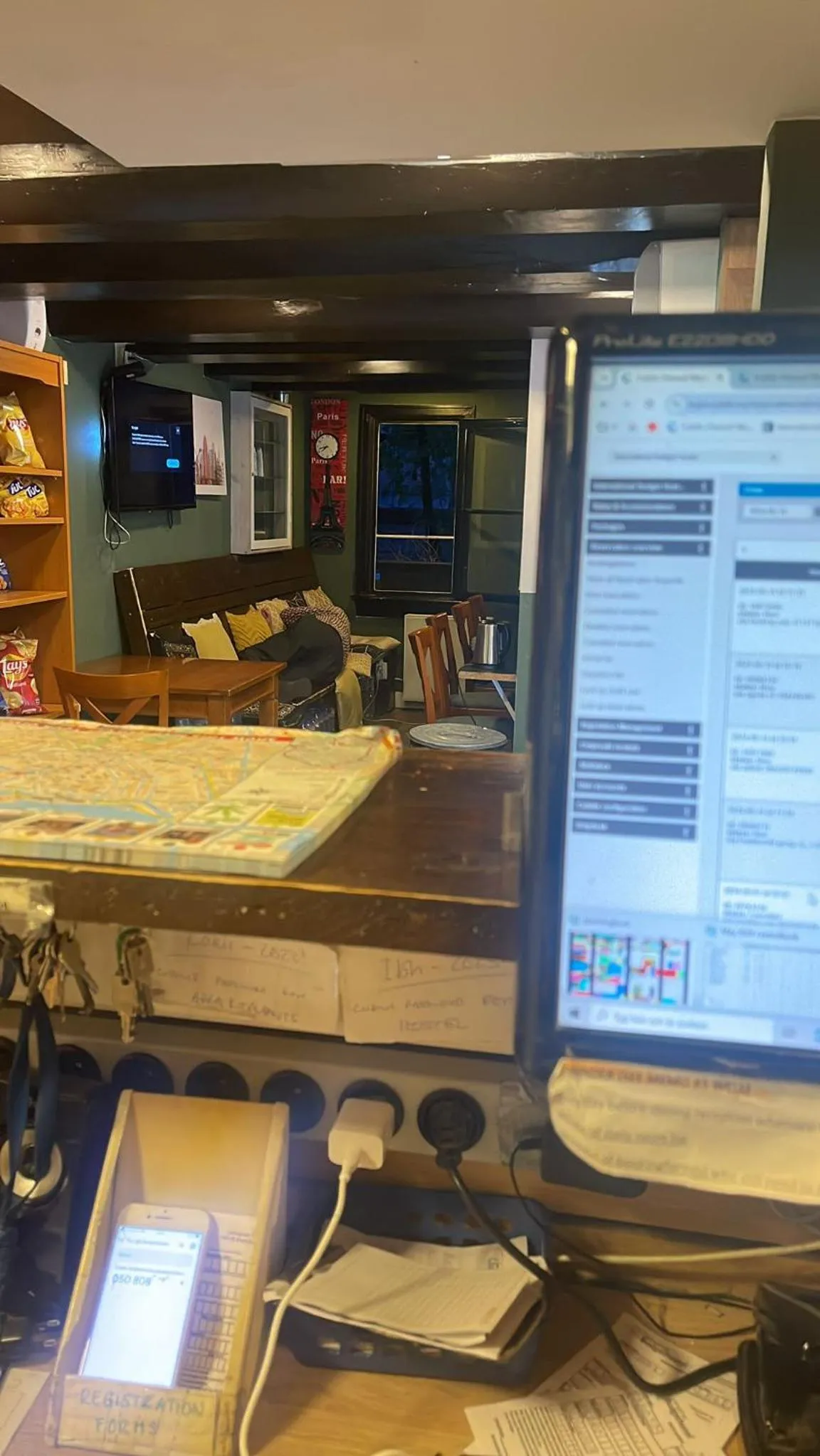 Lobby or reception in International Budget Hostel City Center