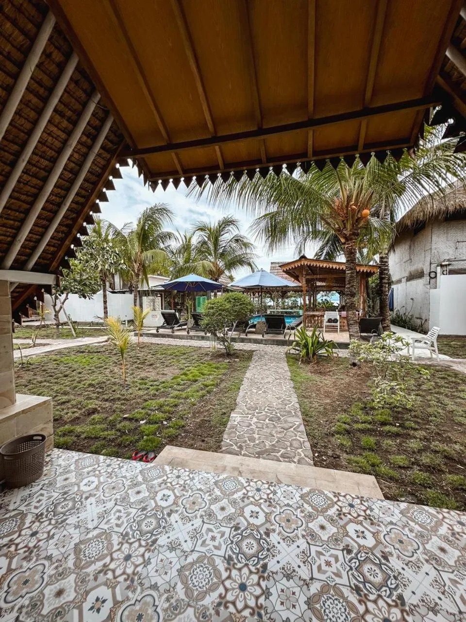 Garden view in Sedjiwa