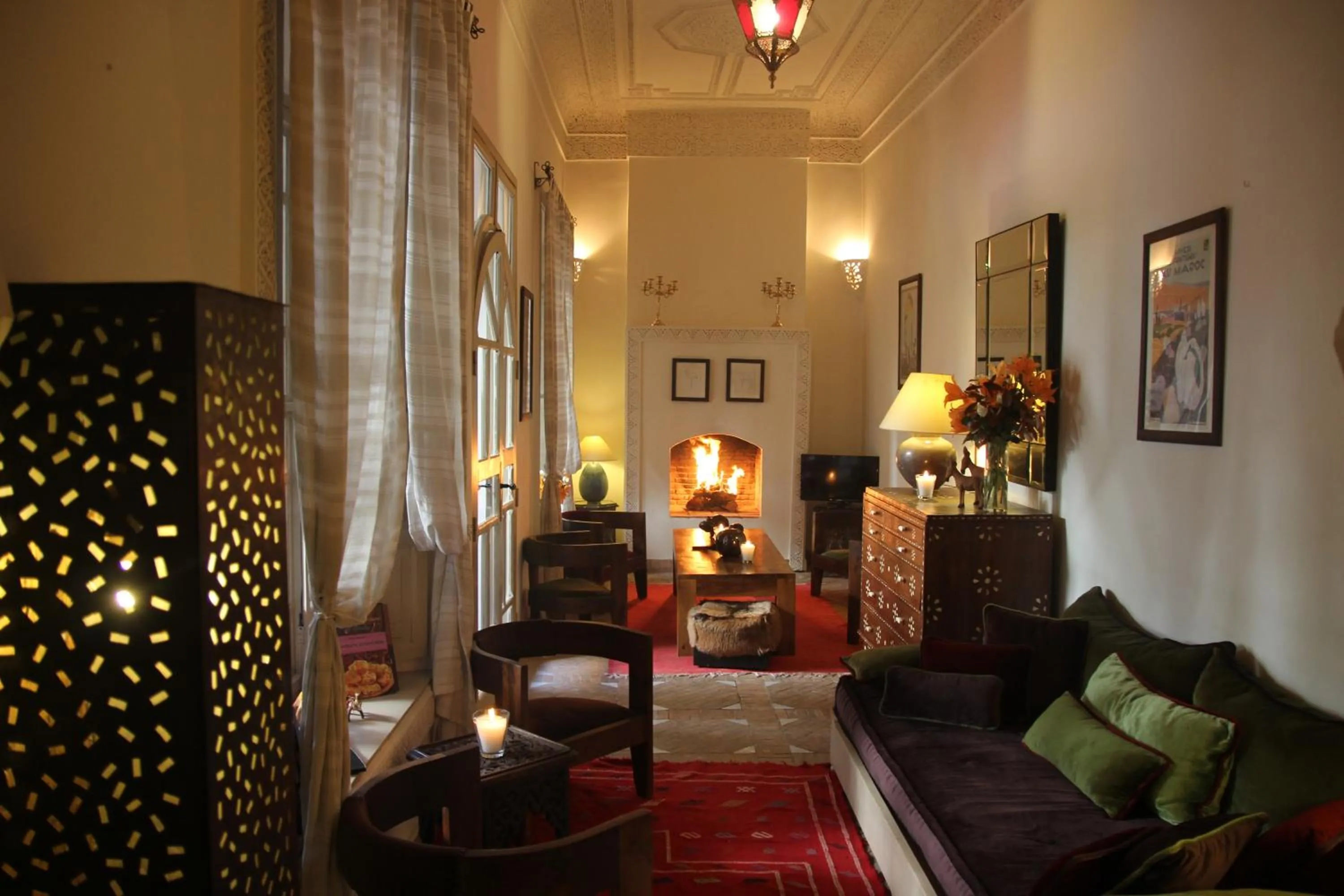Living room in Riad Clémentine