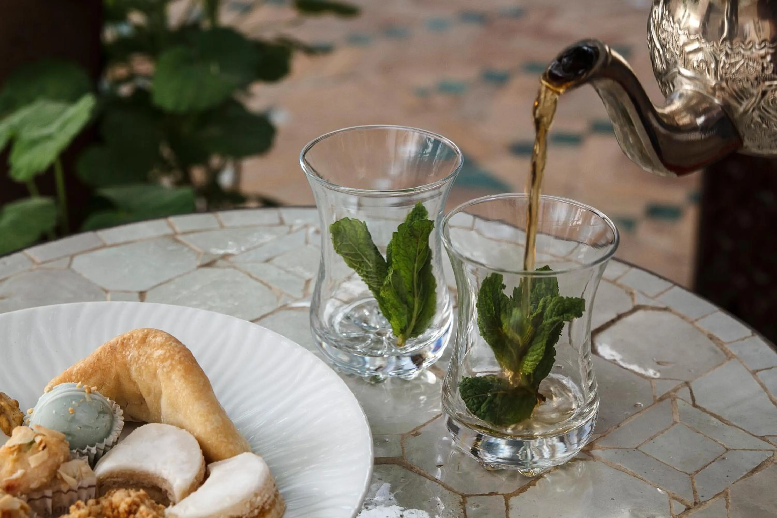 Decorative detail in Riad Clémentine
