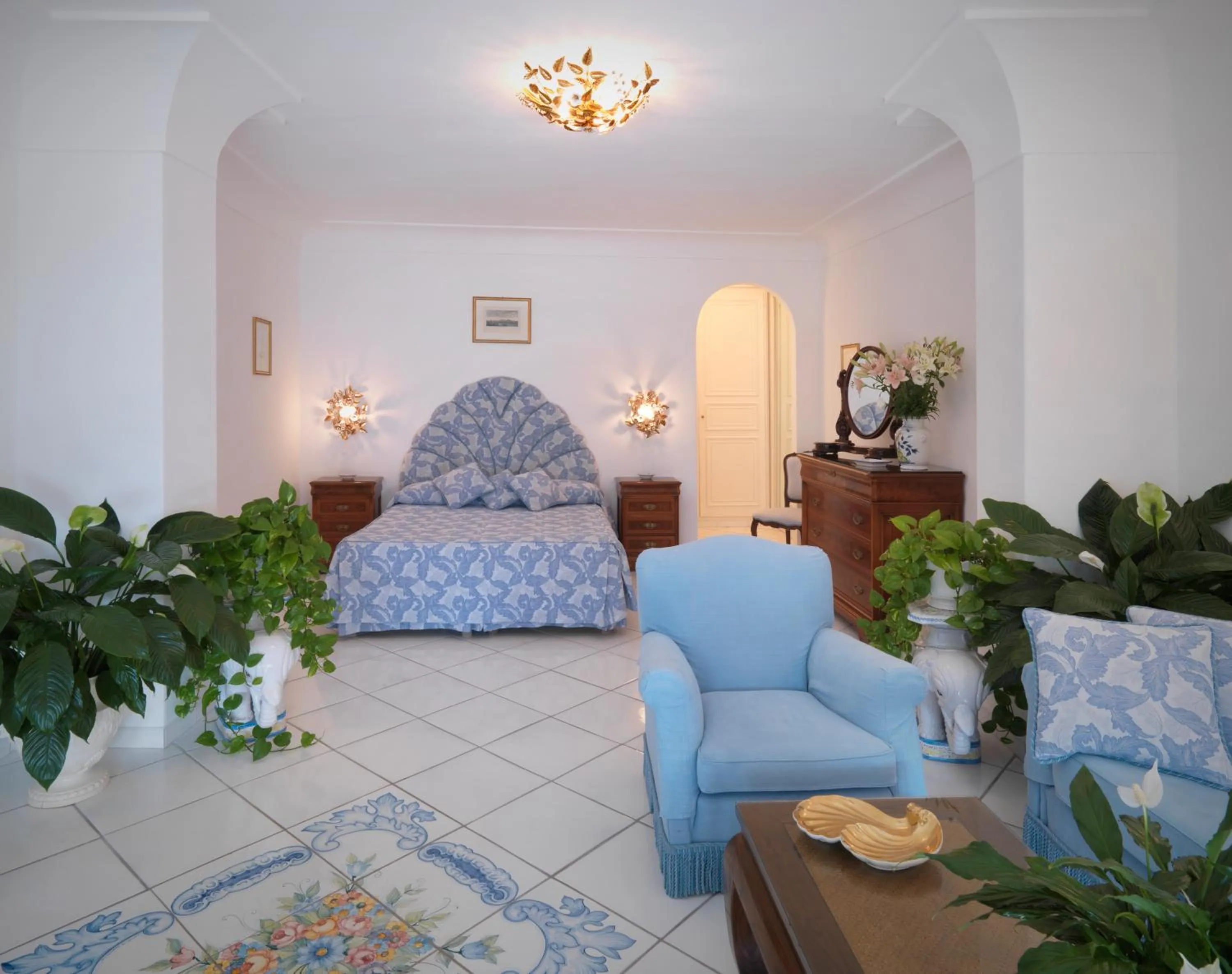 Living room in Hotel Villa Brunella