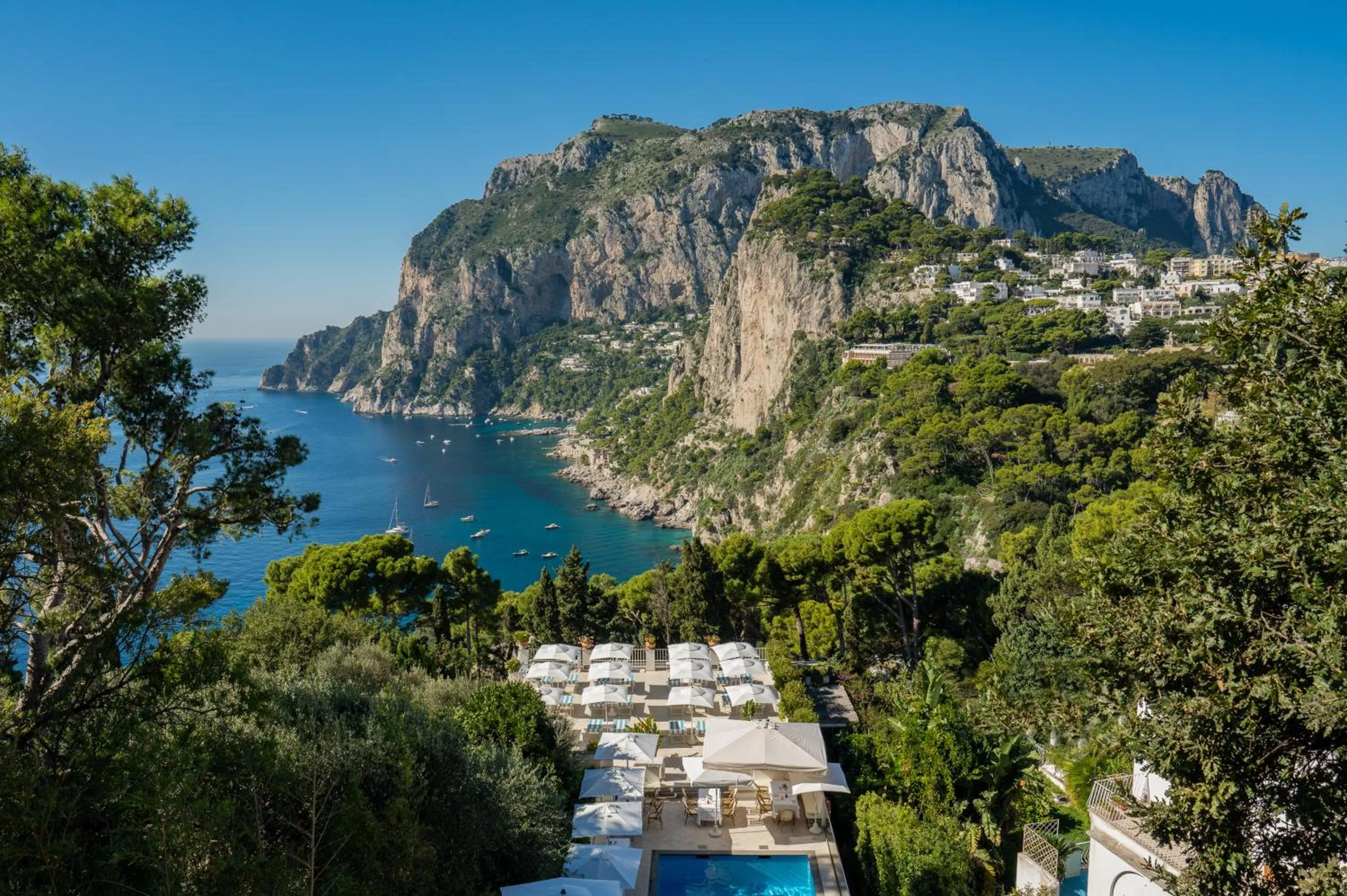 Bird's eye view in Hotel Villa Brunella