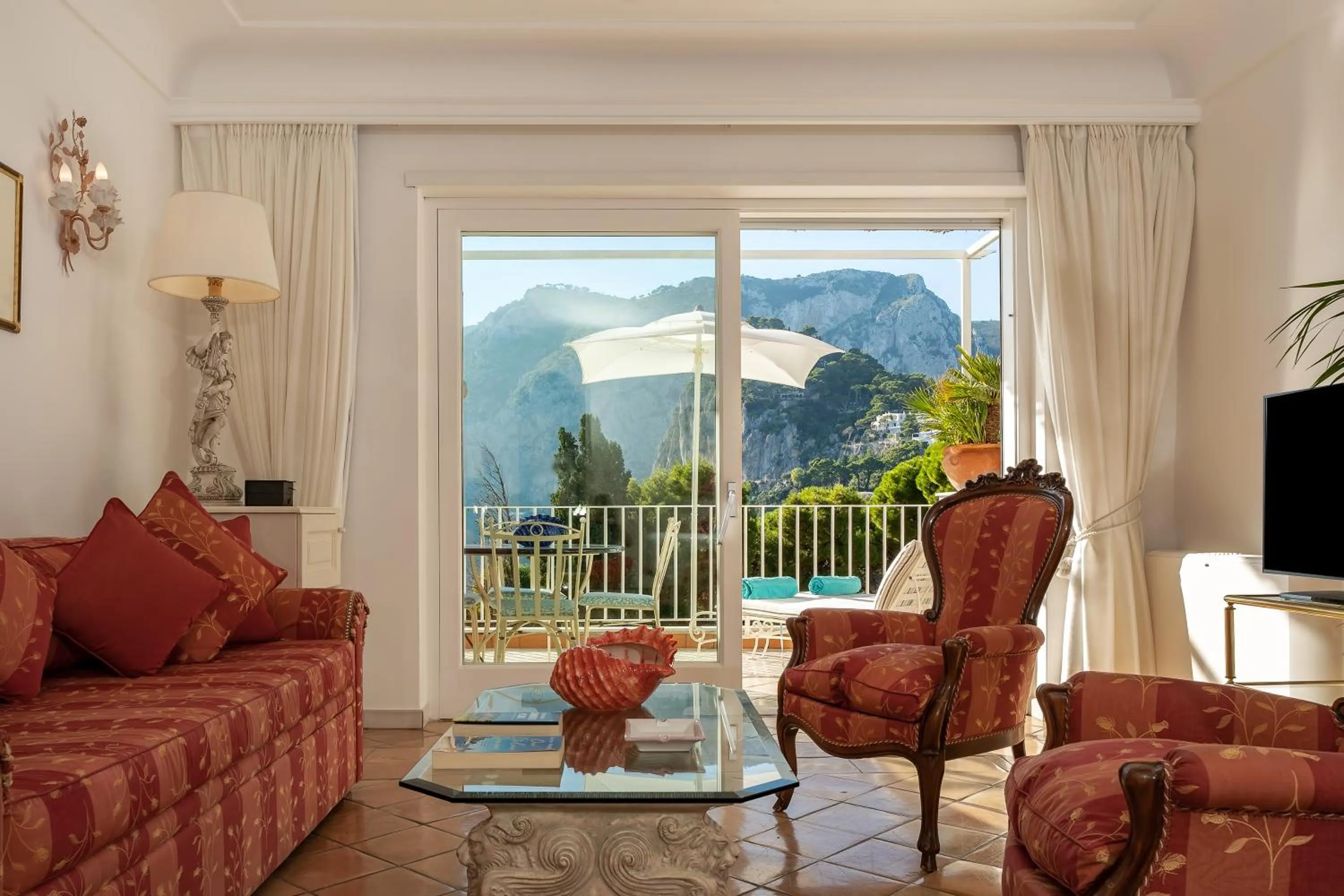 Natural landscape in Hotel Villa Brunella