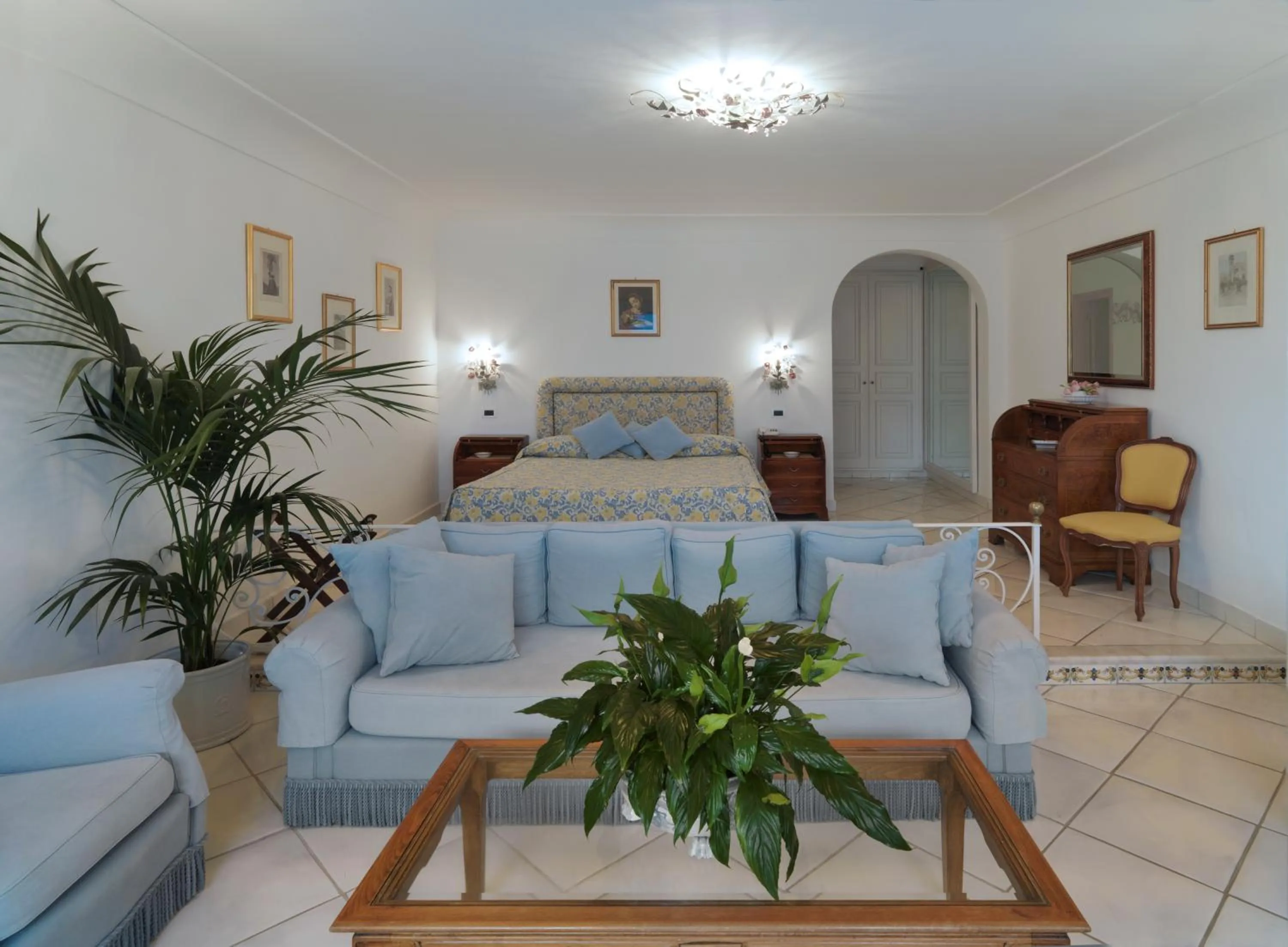 Bed in Hotel Villa Brunella