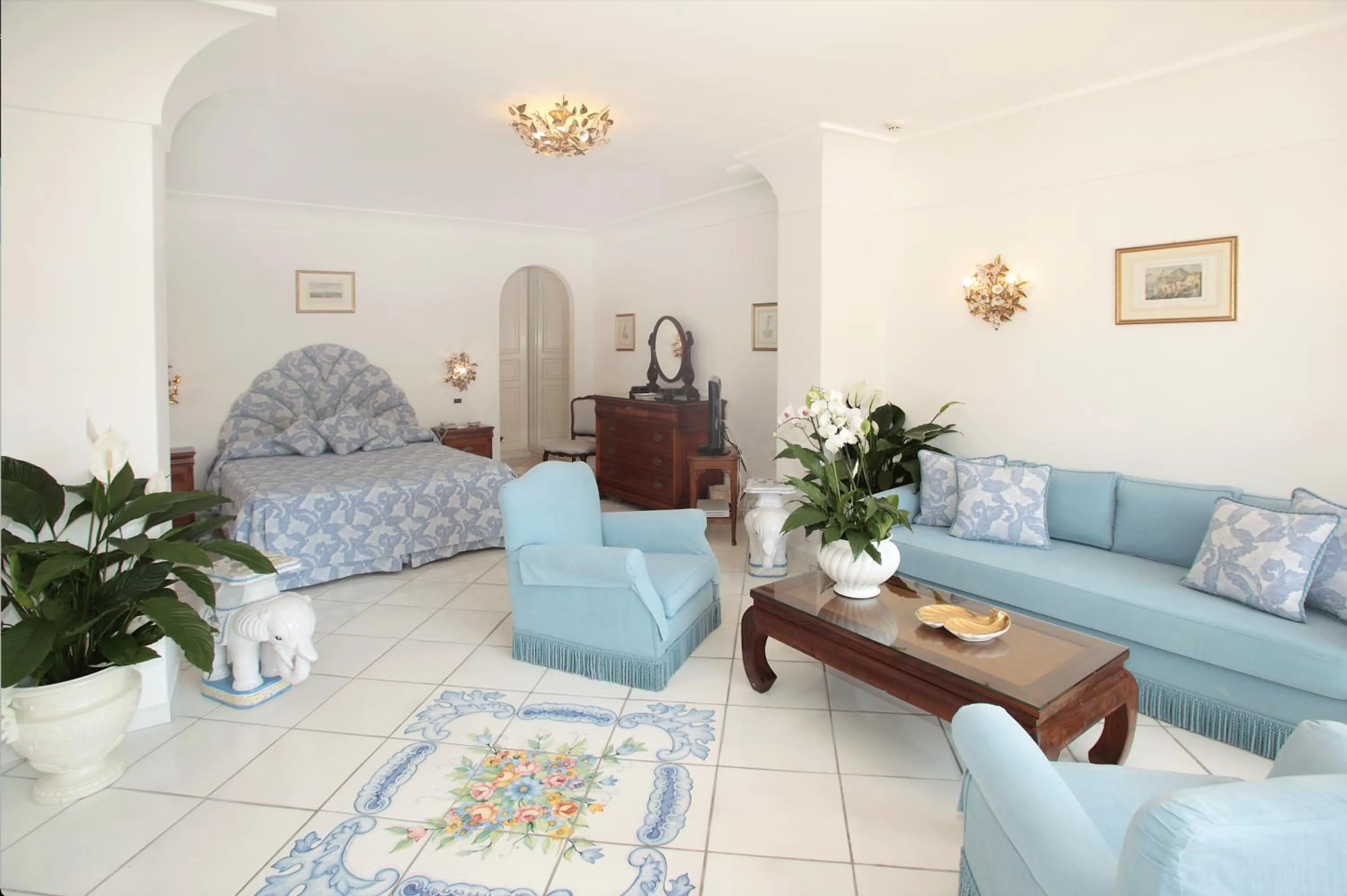 Bed in Hotel Villa Brunella