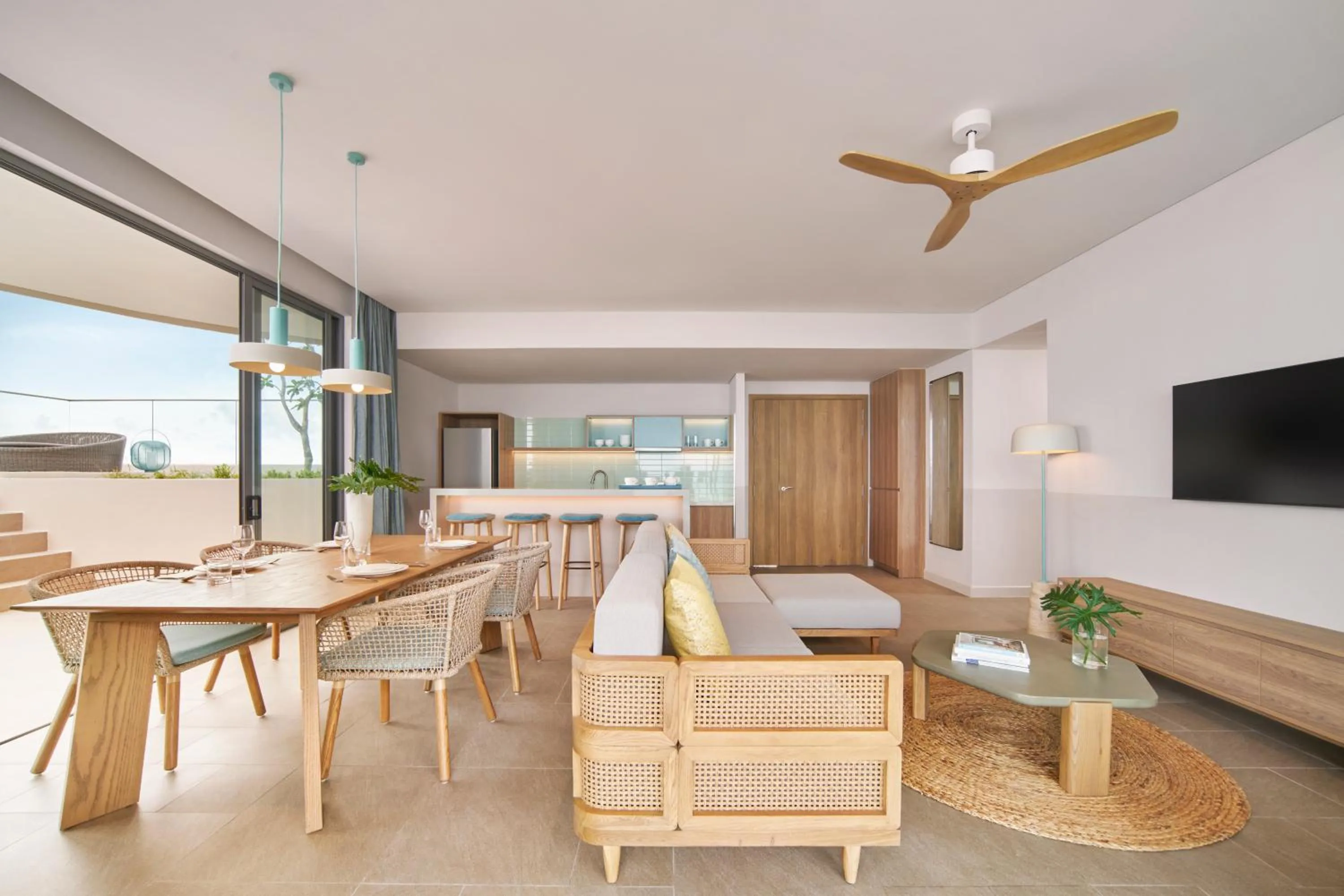 Living room in IXORA Ho Tram By Fusion