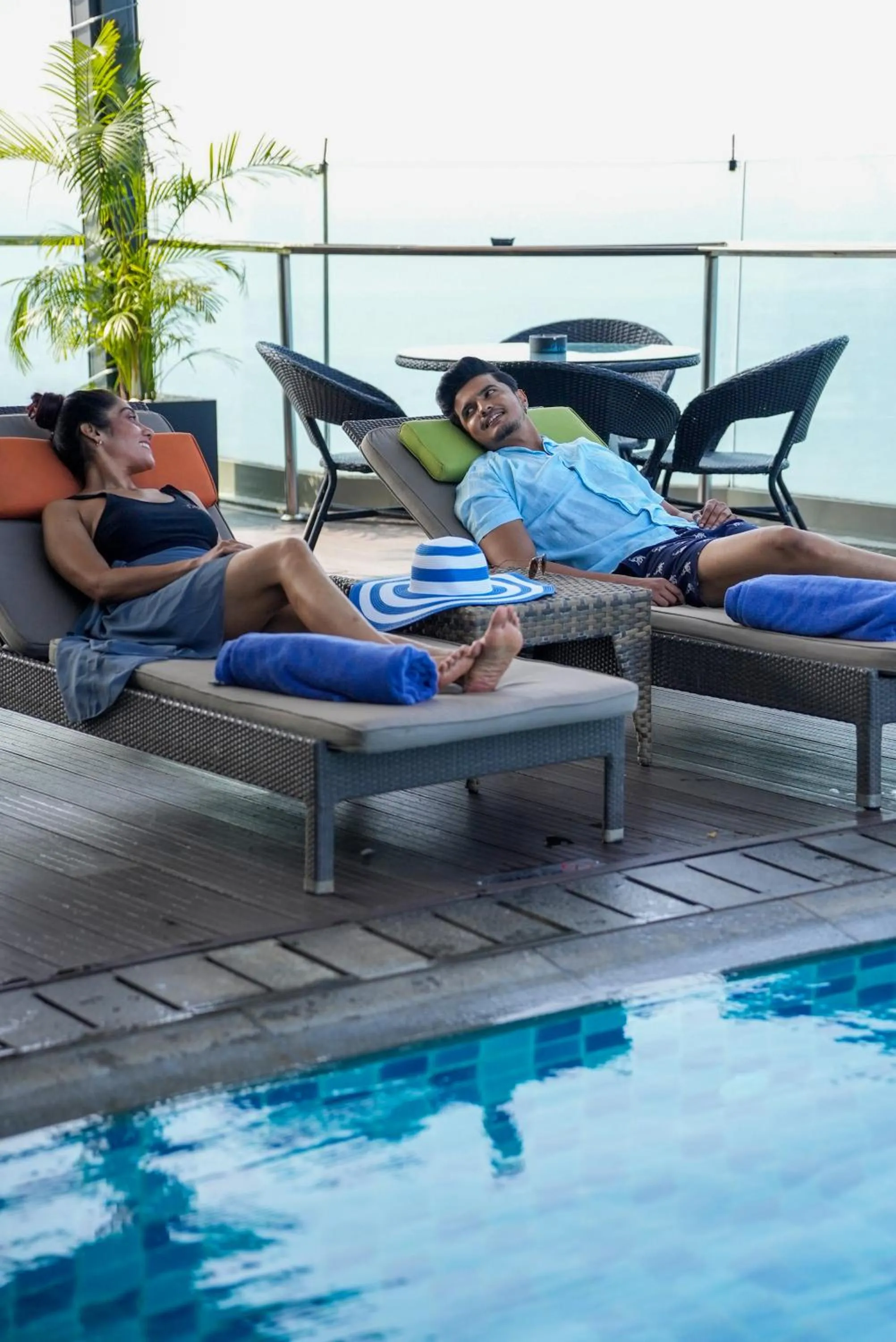 Seating area in Radisson Hotel Colombo