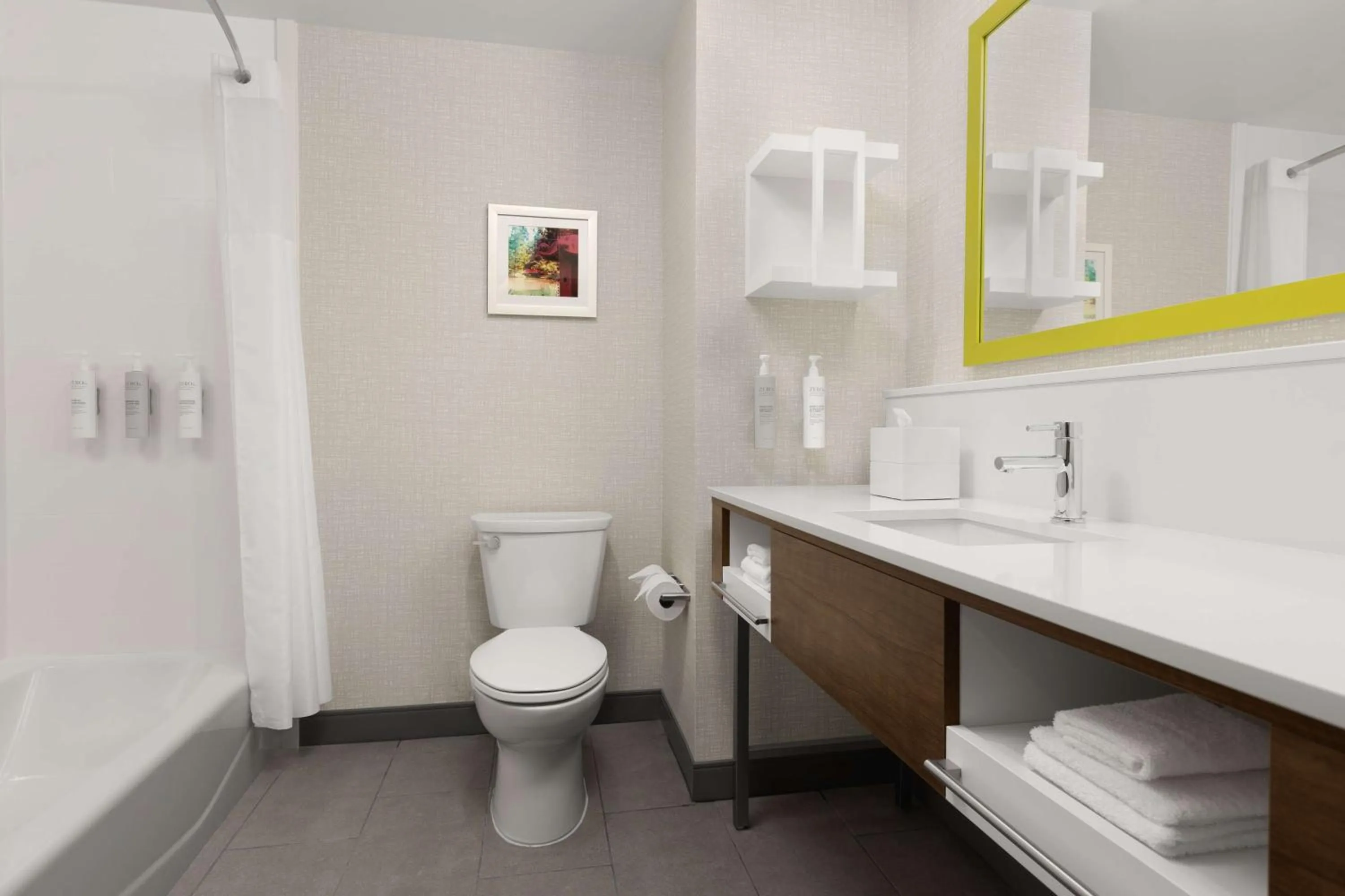 Bathroom in Hampton Inn & Suites Durham University Medical Center