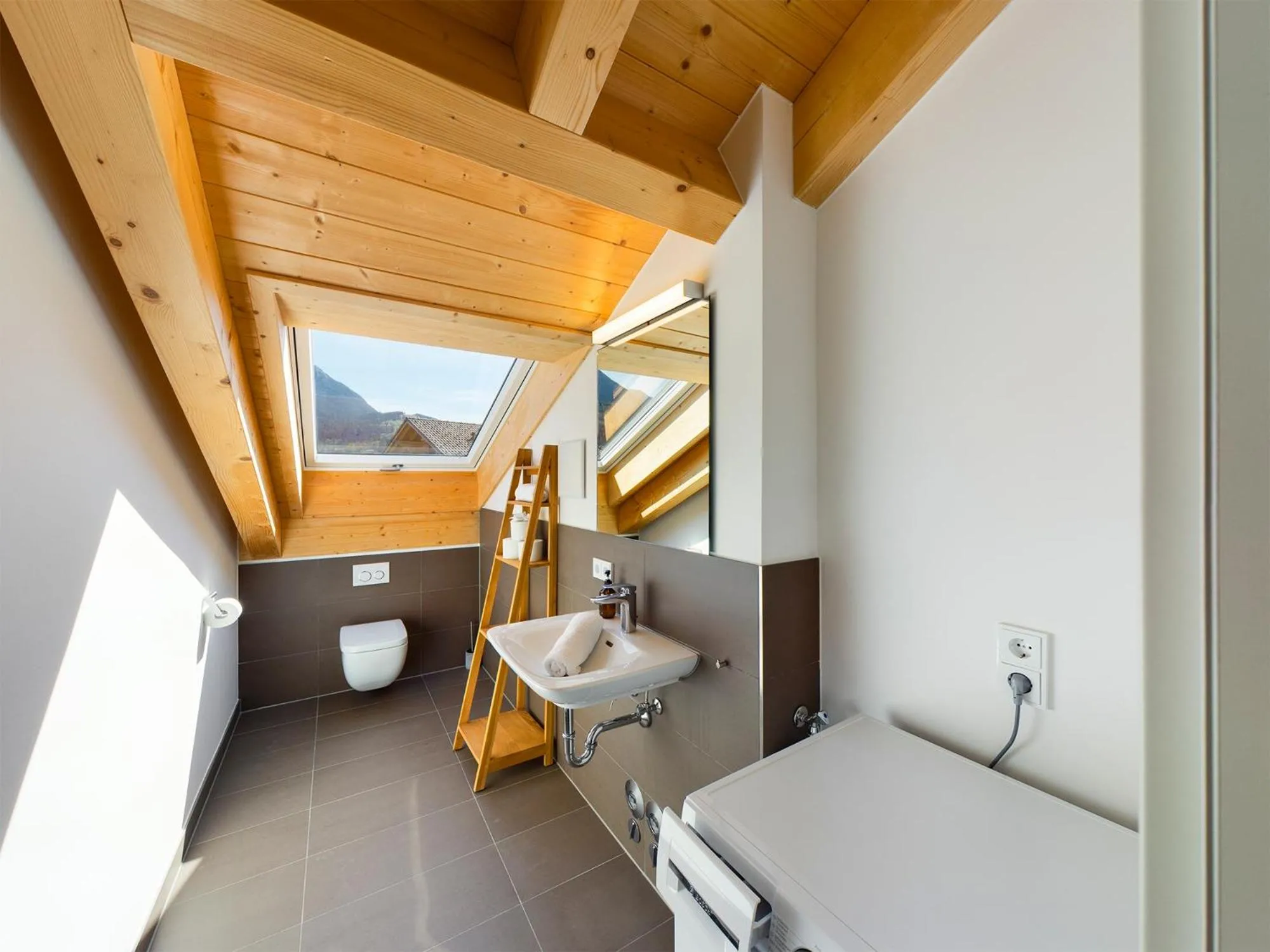 Toilet, Bed in Gipfelkreuz mit Sauna