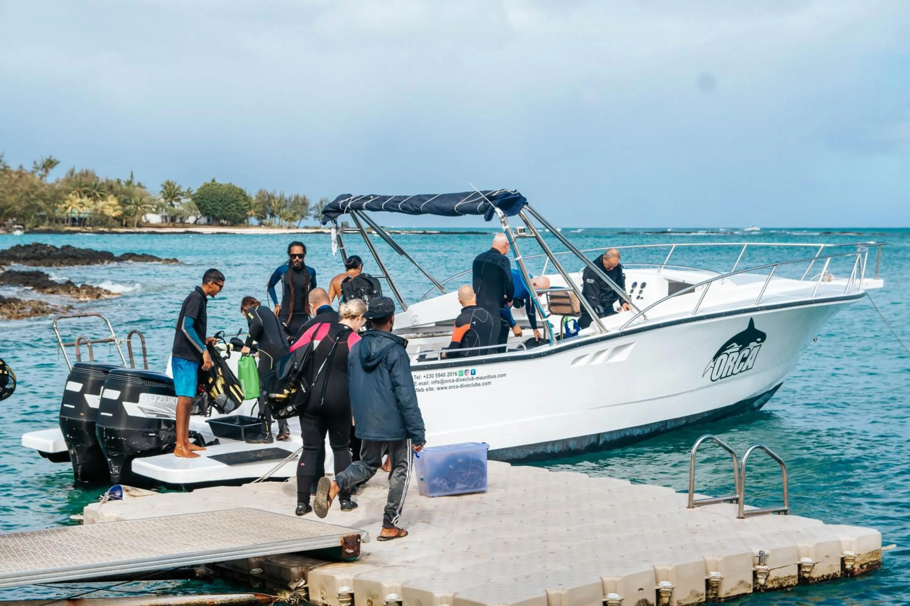 Diving in Hibiscus Boutique Hotel
