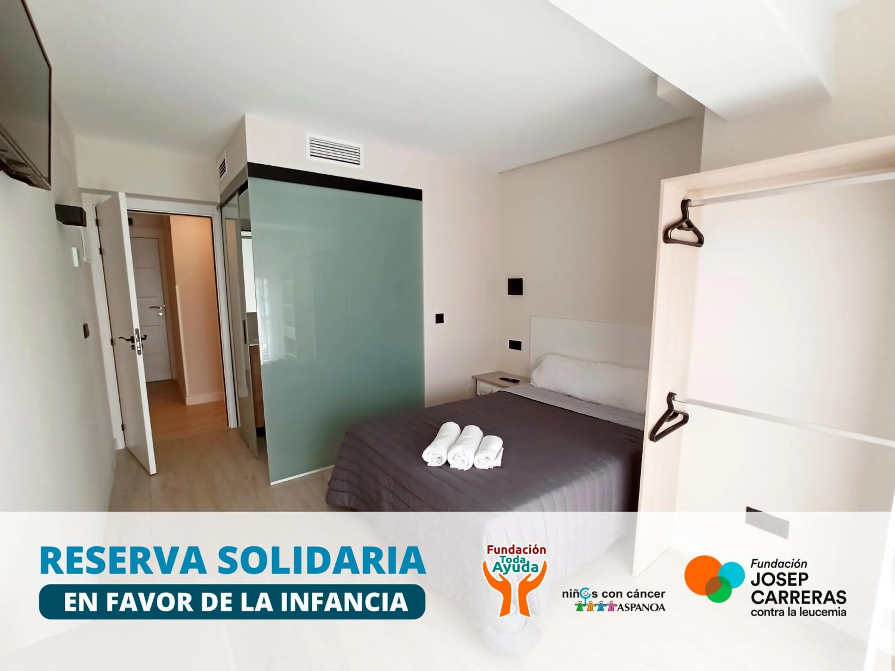 Bed in Bahia Rooms Cantabria 3000