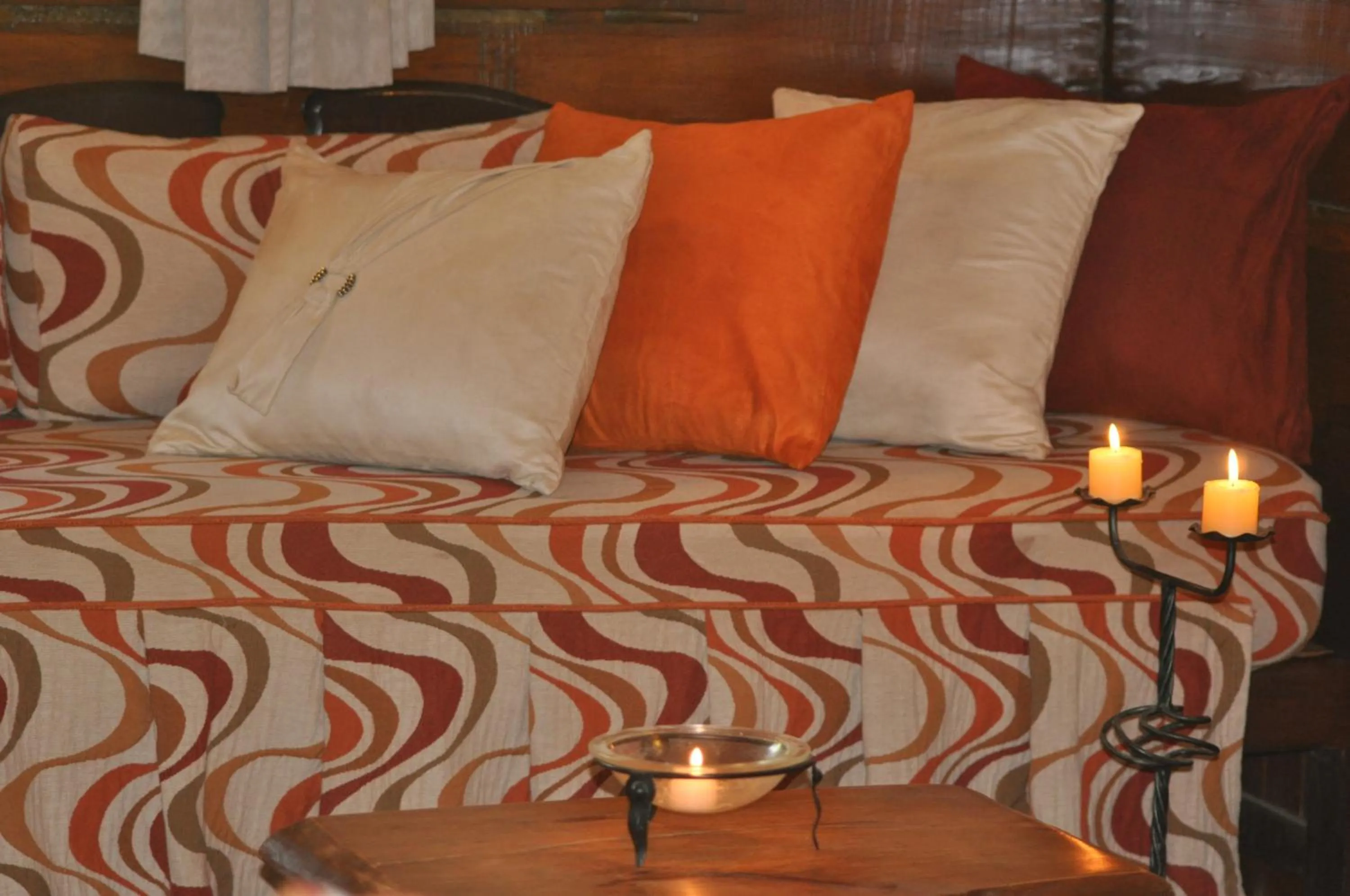 Living room, Bed in Cabañas Aufenthalt