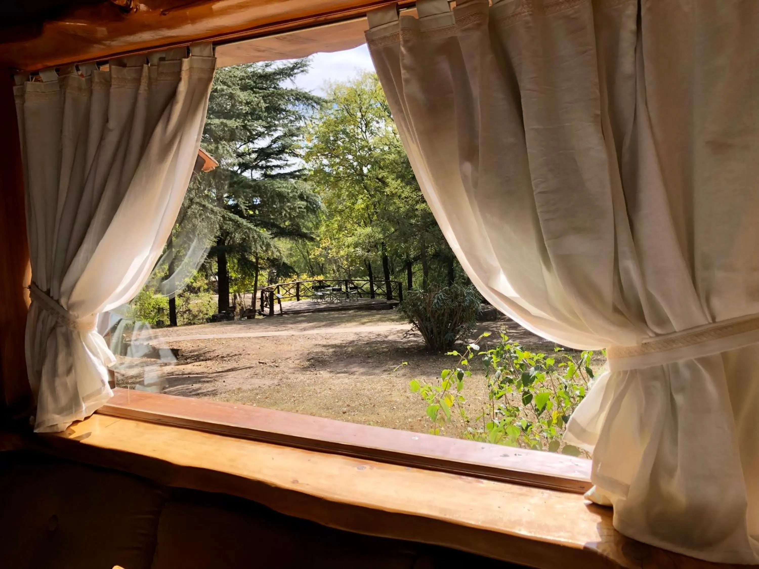 Garden in Cabañas Aufenthalt