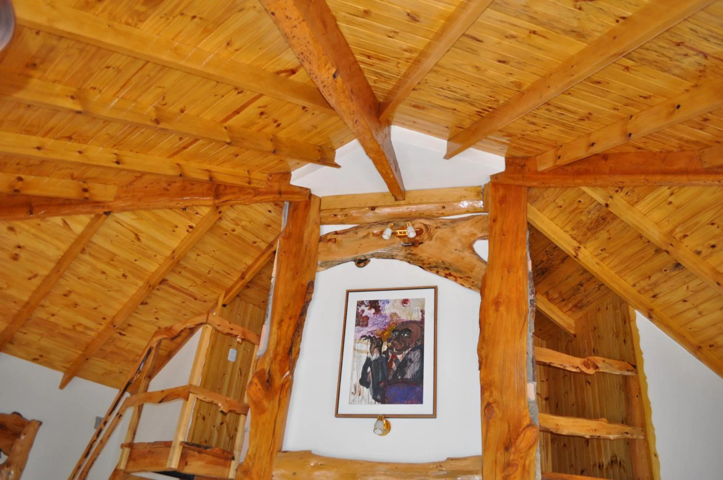 Decorative detail in Cabañas Aufenthalt