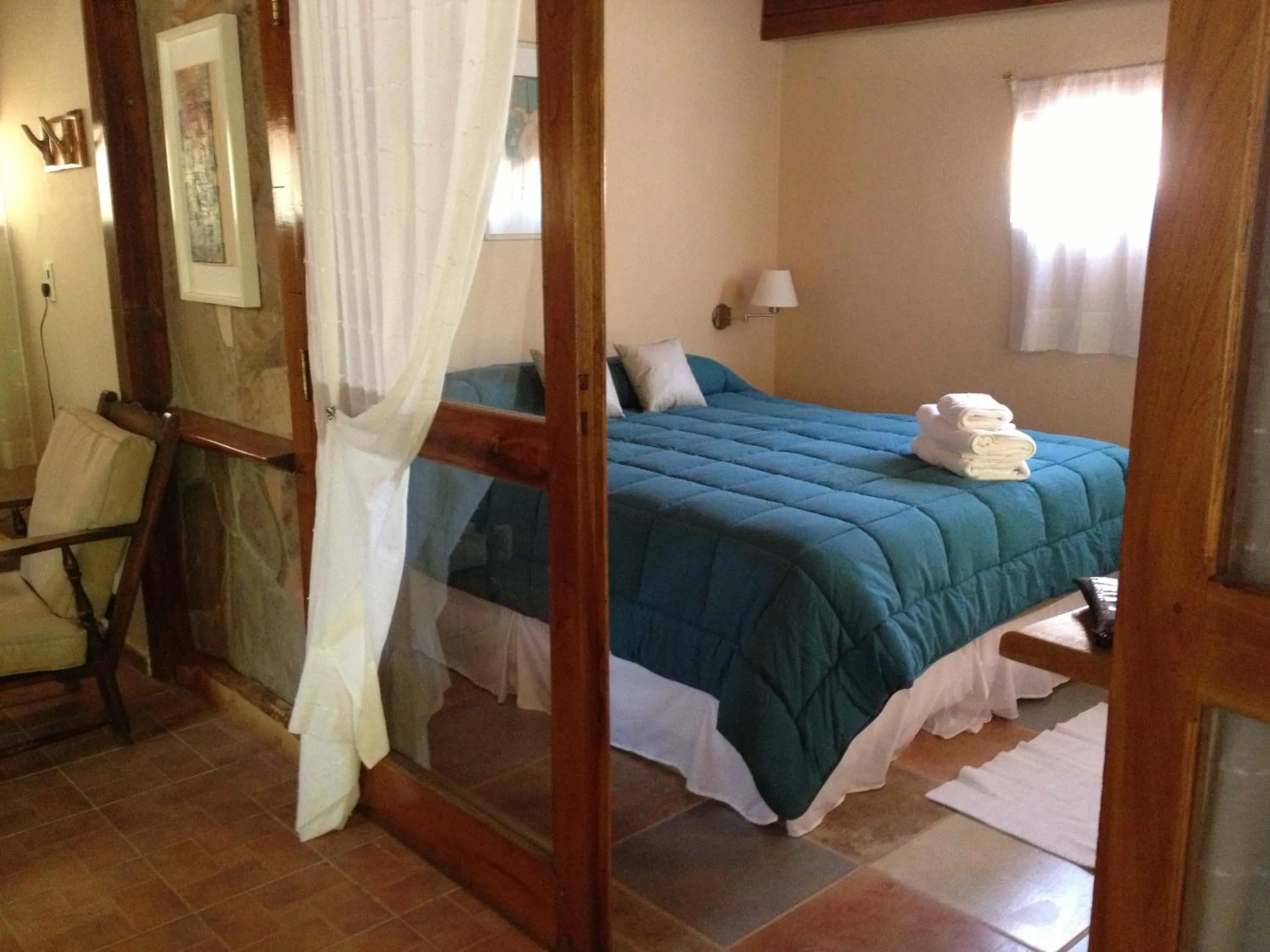 Bed in Cabañas Aufenthalt