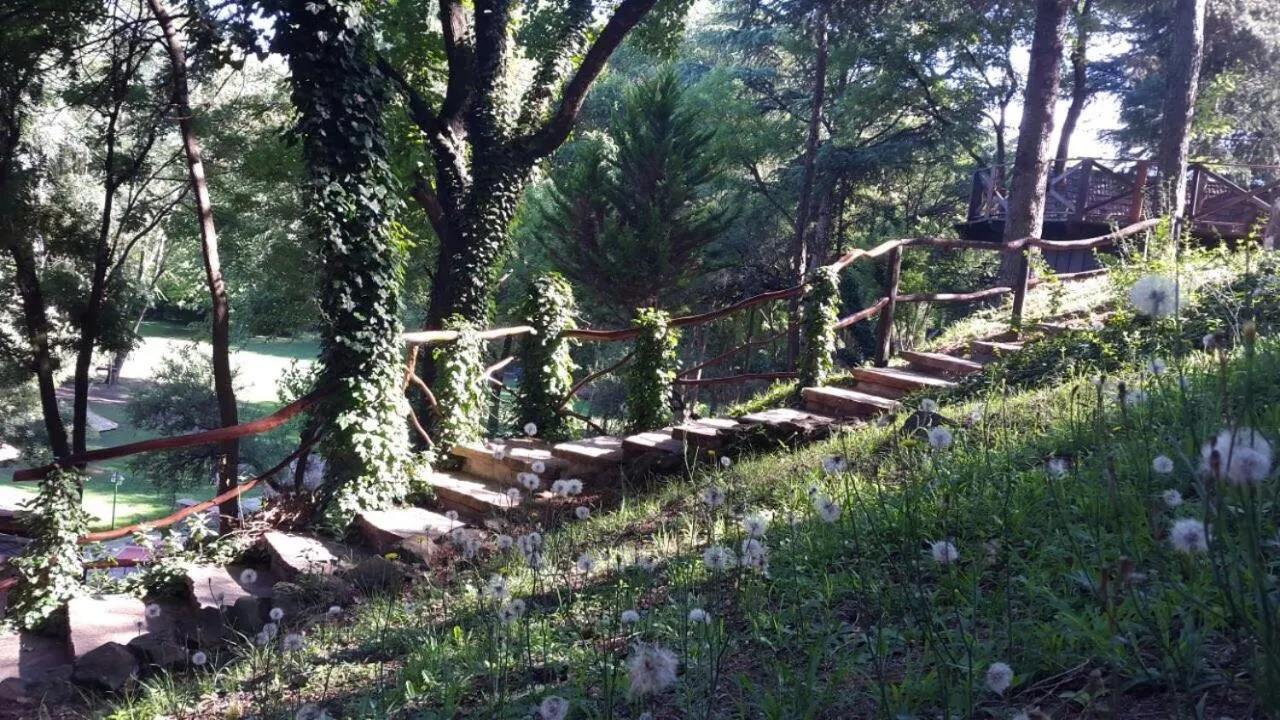 Garden in Cabañas Aufenthalt