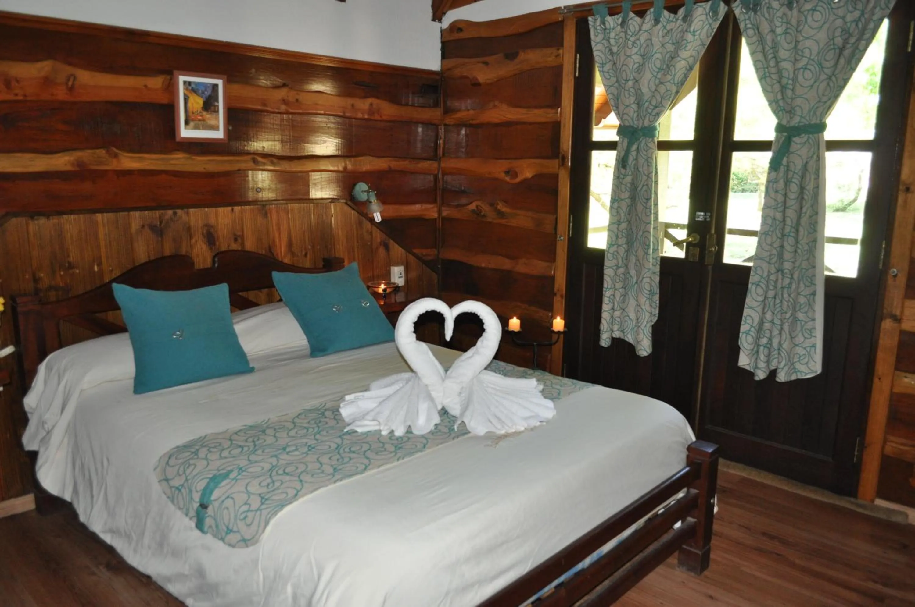 Bed in Cabañas Aufenthalt