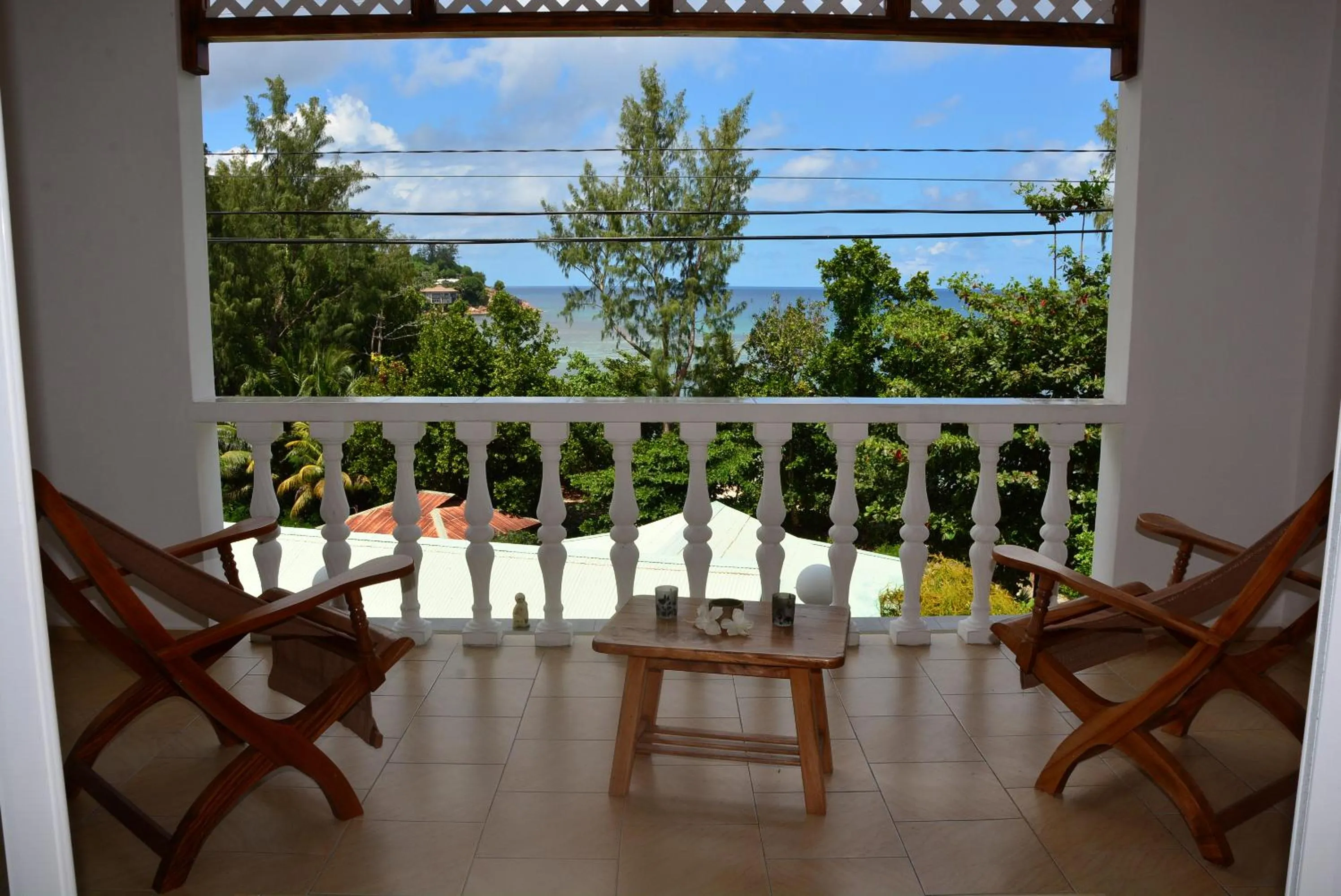 Balcony/Terrace in Villa Anse La Blague