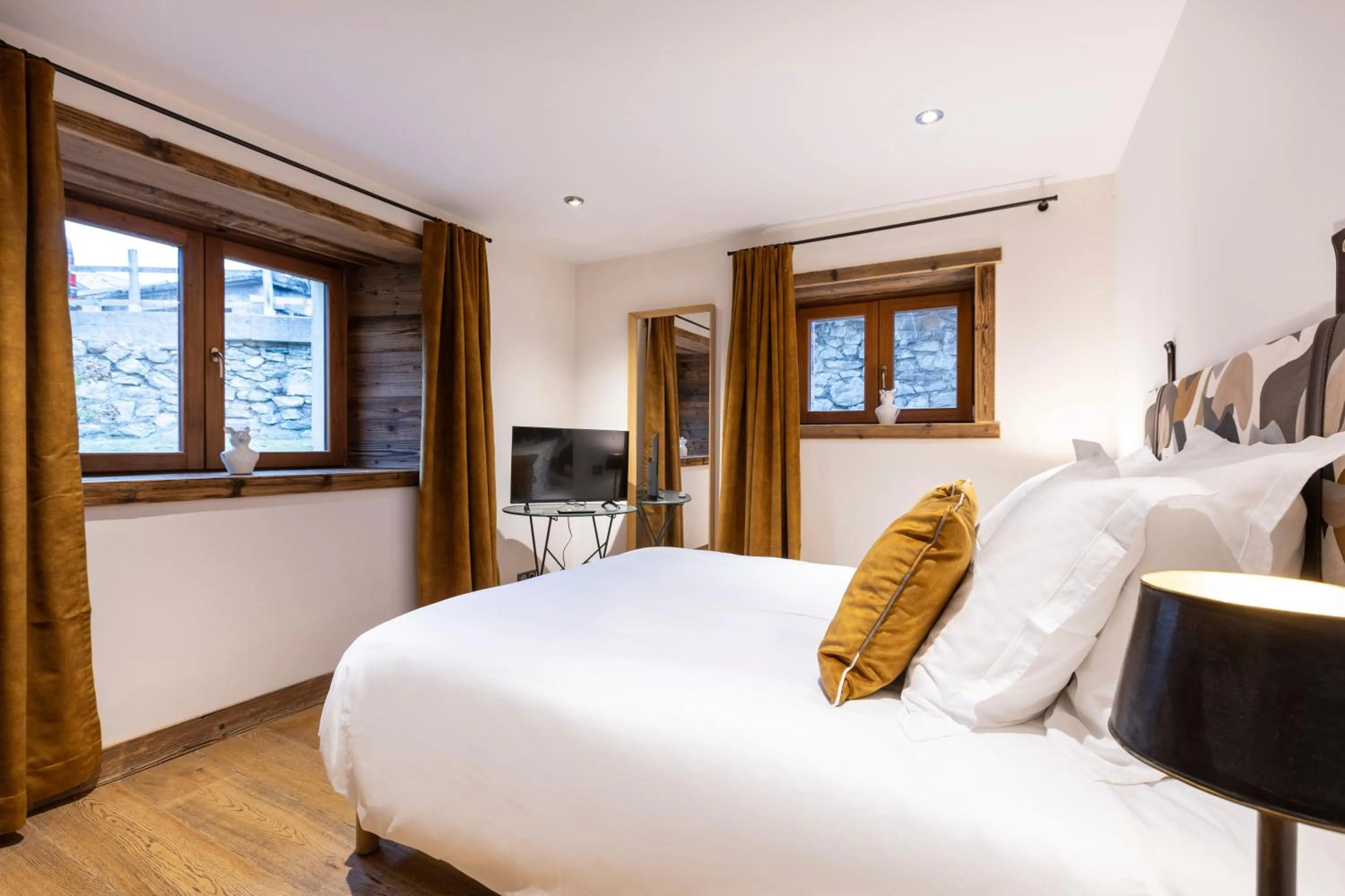 Bedroom, Bed in Wanderful Life MontBlanc refuge haut de gamme