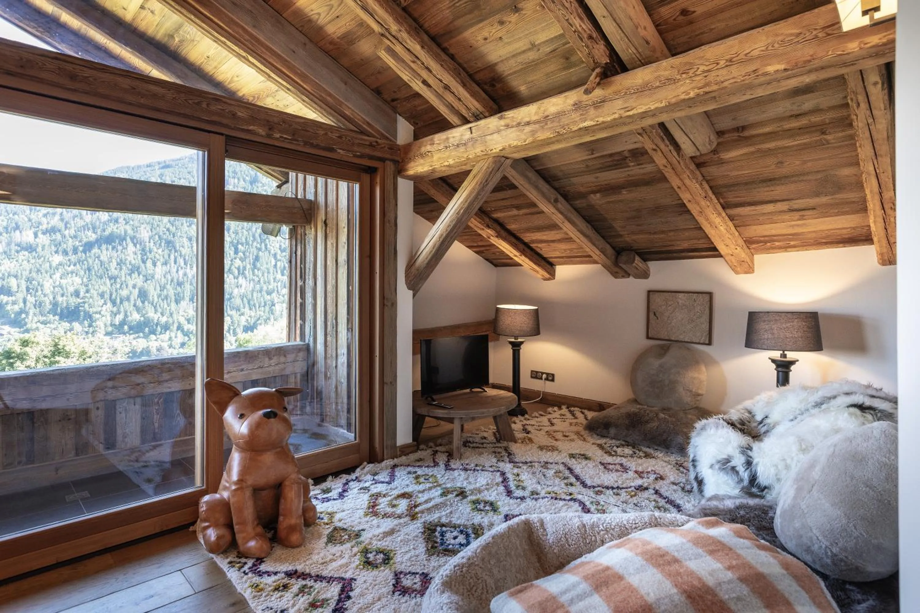 Balcony/Terrace in Wanderful Life MontBlanc refuge haut de gamme