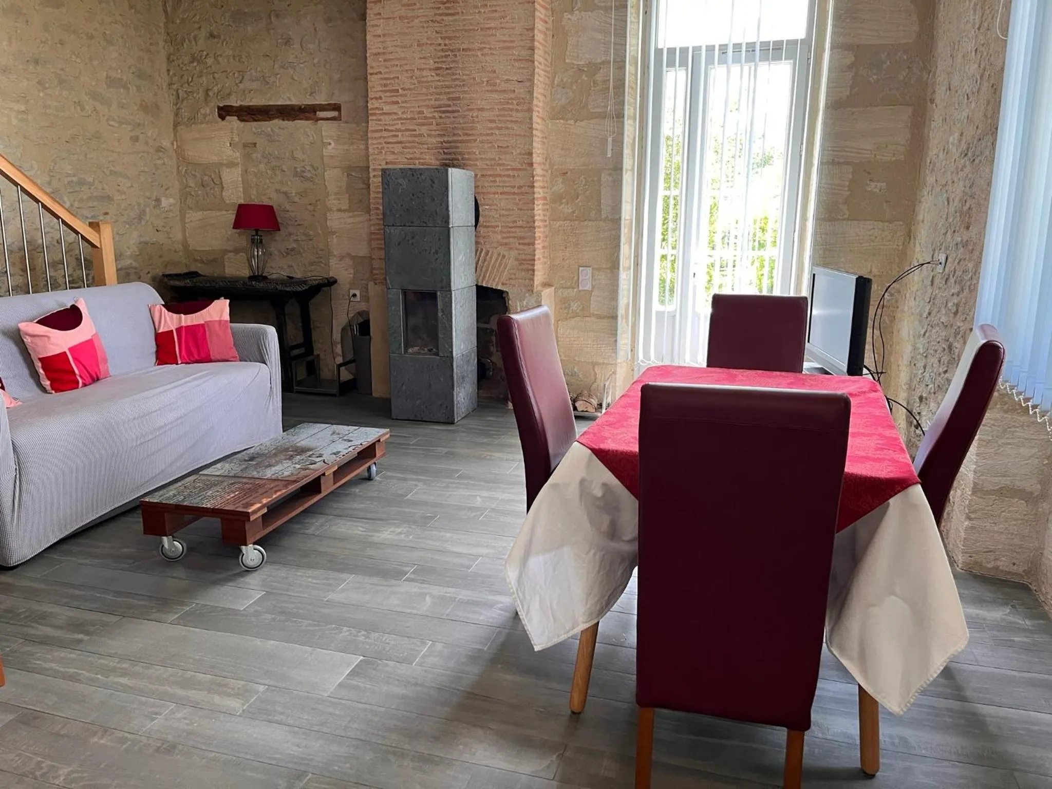 Living room in Le Loft Ancien Haras de la Tour