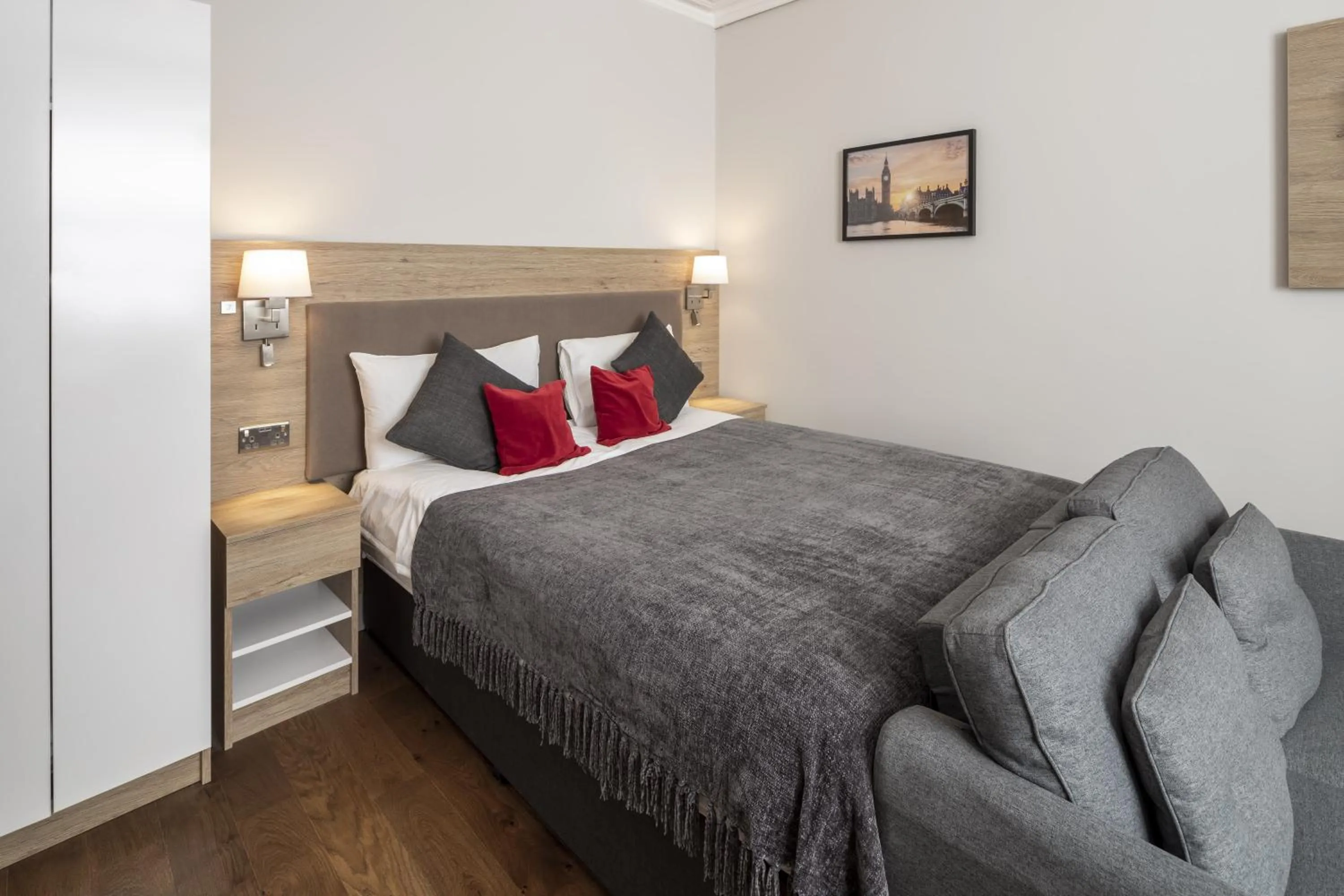 Bed in Notting Hill House