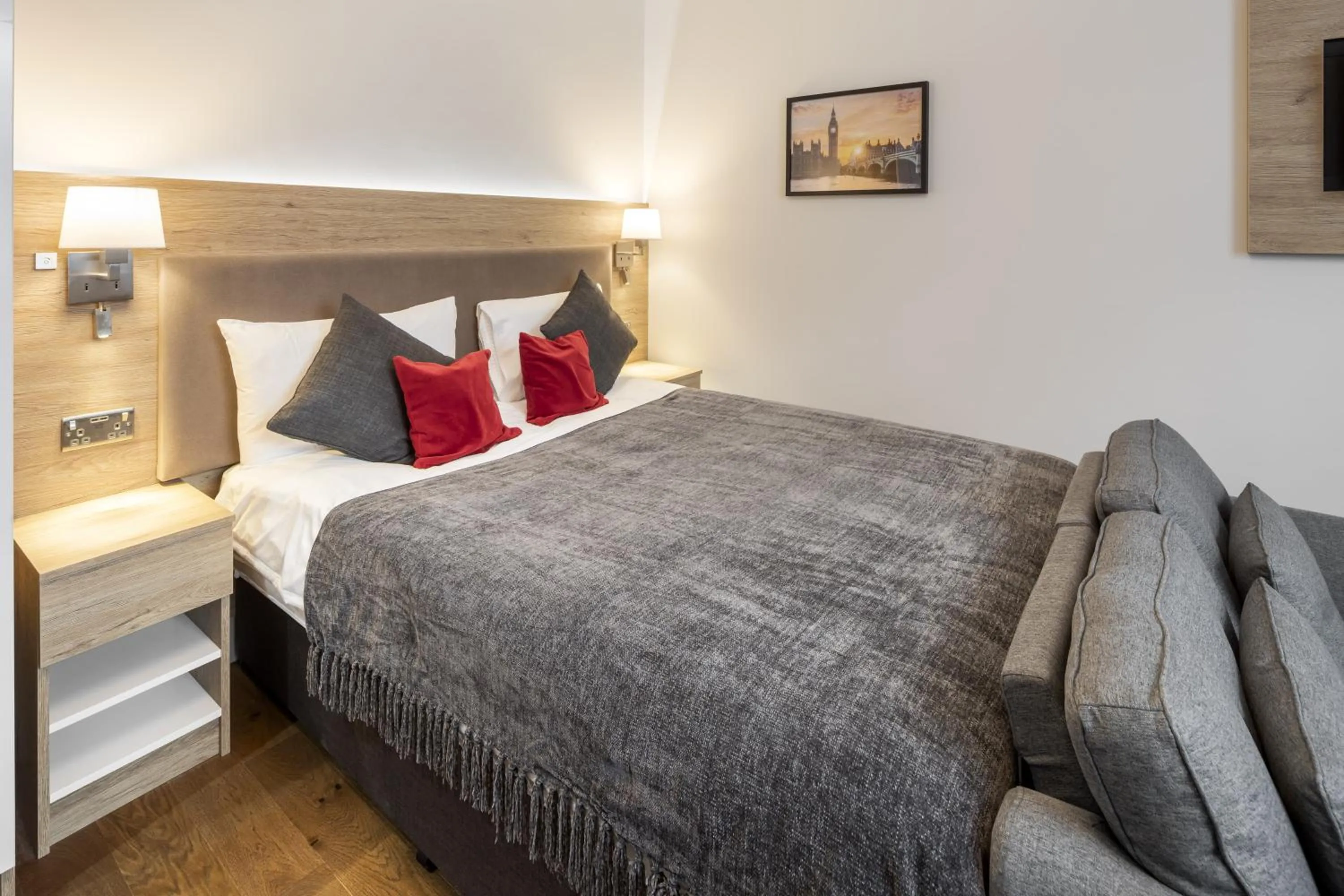 Bed in Notting Hill House