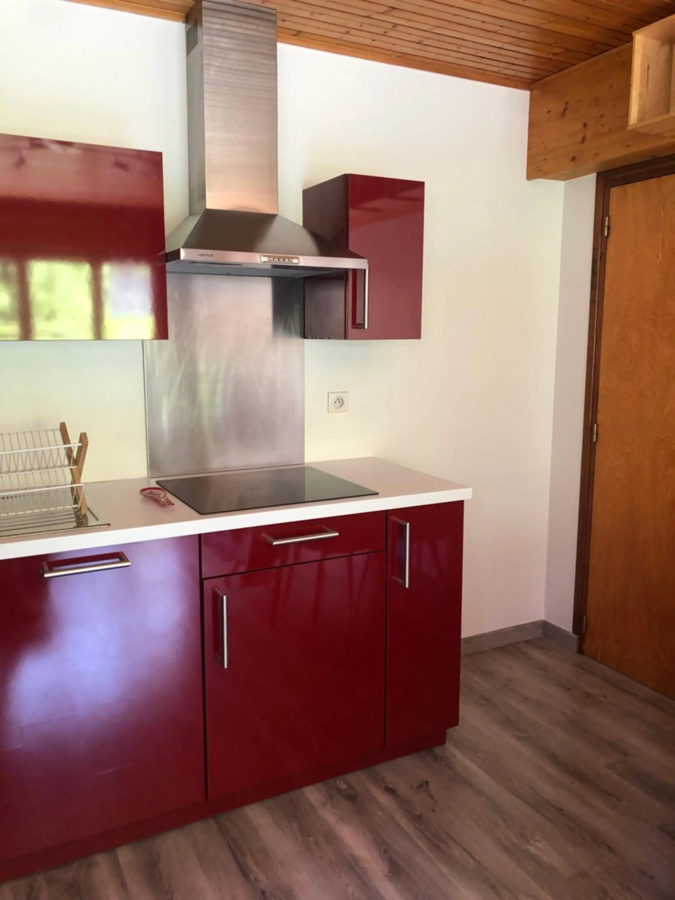 Kitchen or kitchenette in Hôtel la Kinkerne