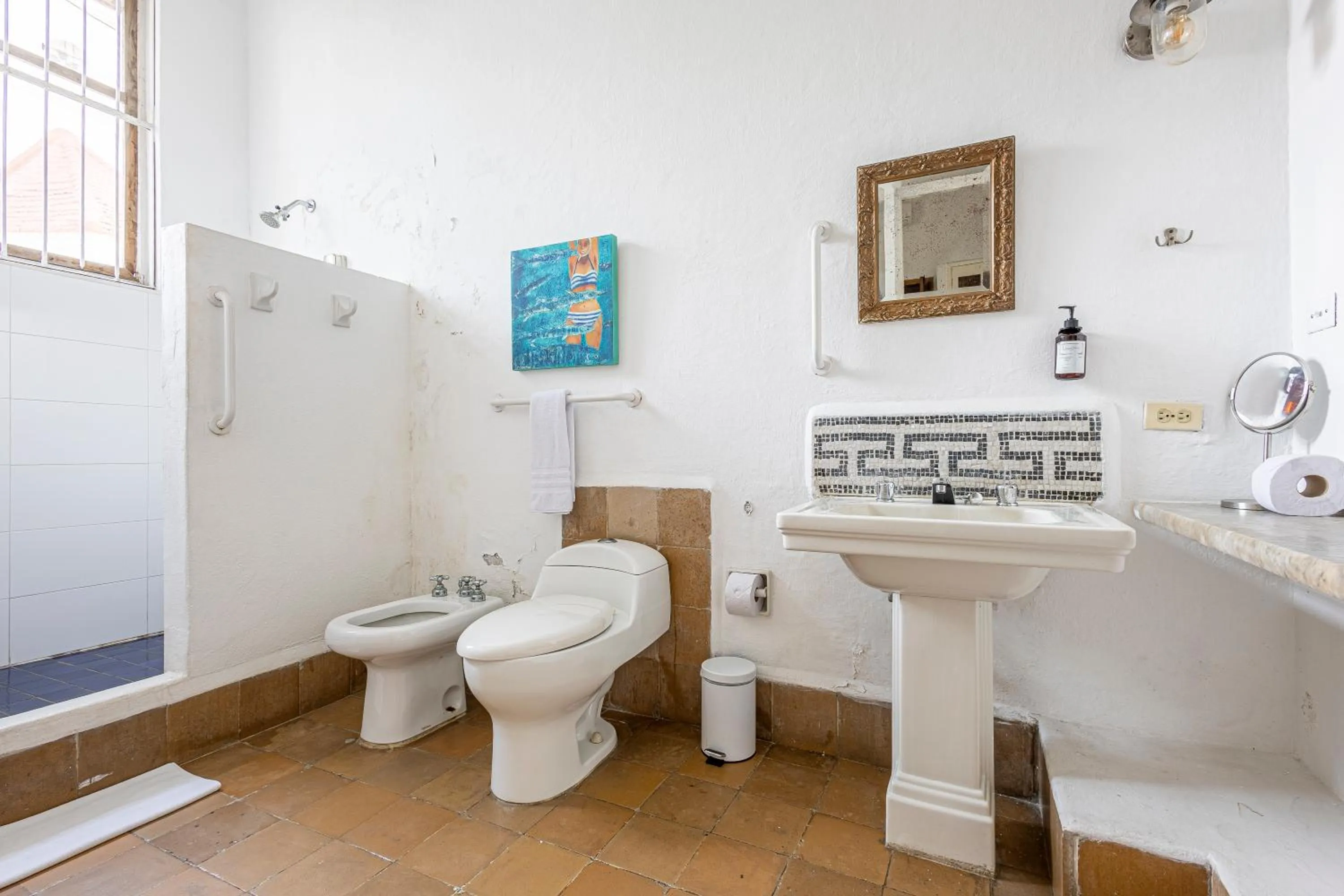 Shower in Casa Real Del Cabrero by Soho