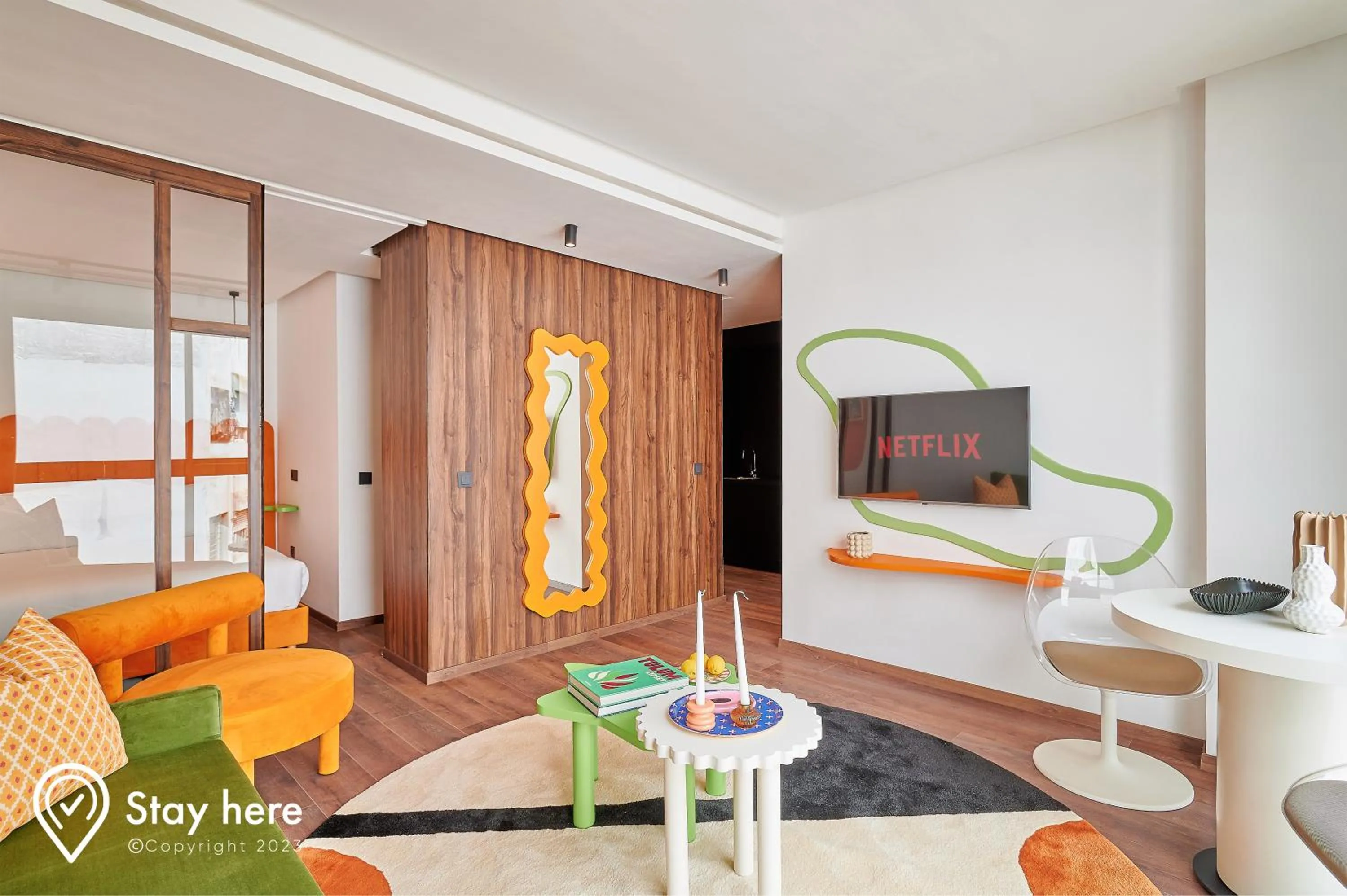 Apartment with Garden View in Stayhere Casablanca - CFC - Vibrant Residence