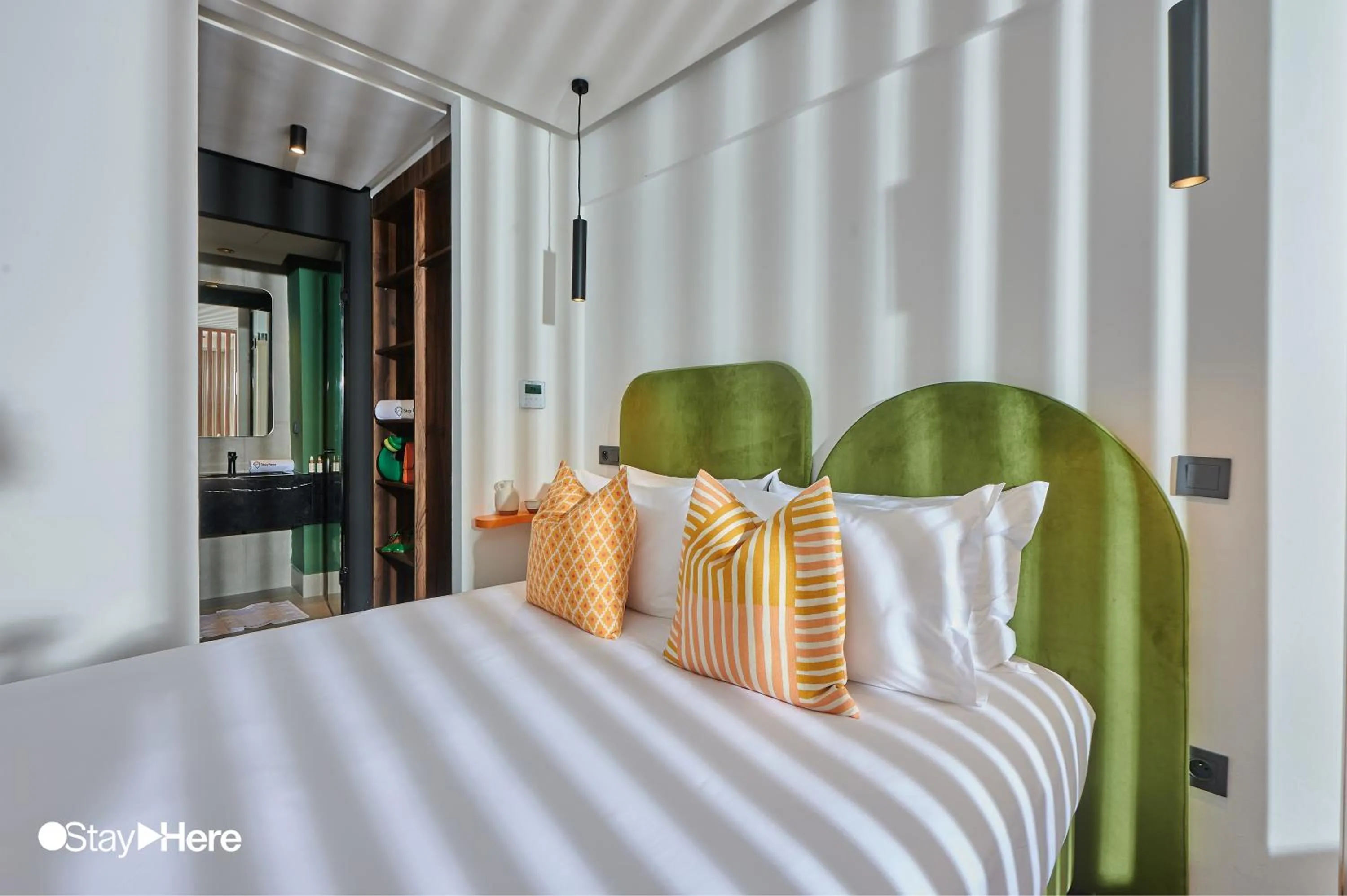 Bedroom, Bed in Stayhere Casablanca - CFC - Vibrant Residence