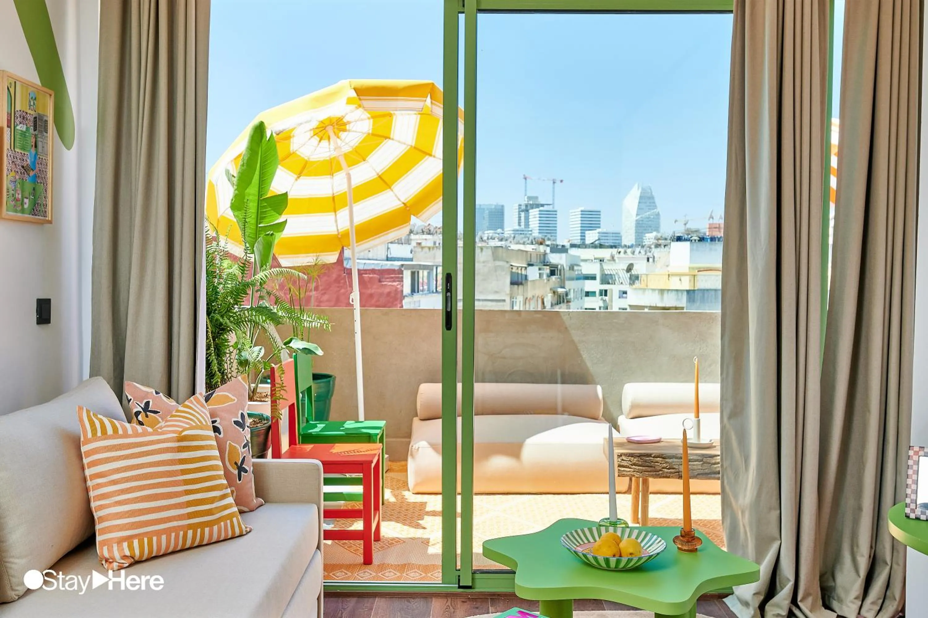 Living room in Stayhere Casablanca - CFC - Vibrant Residence