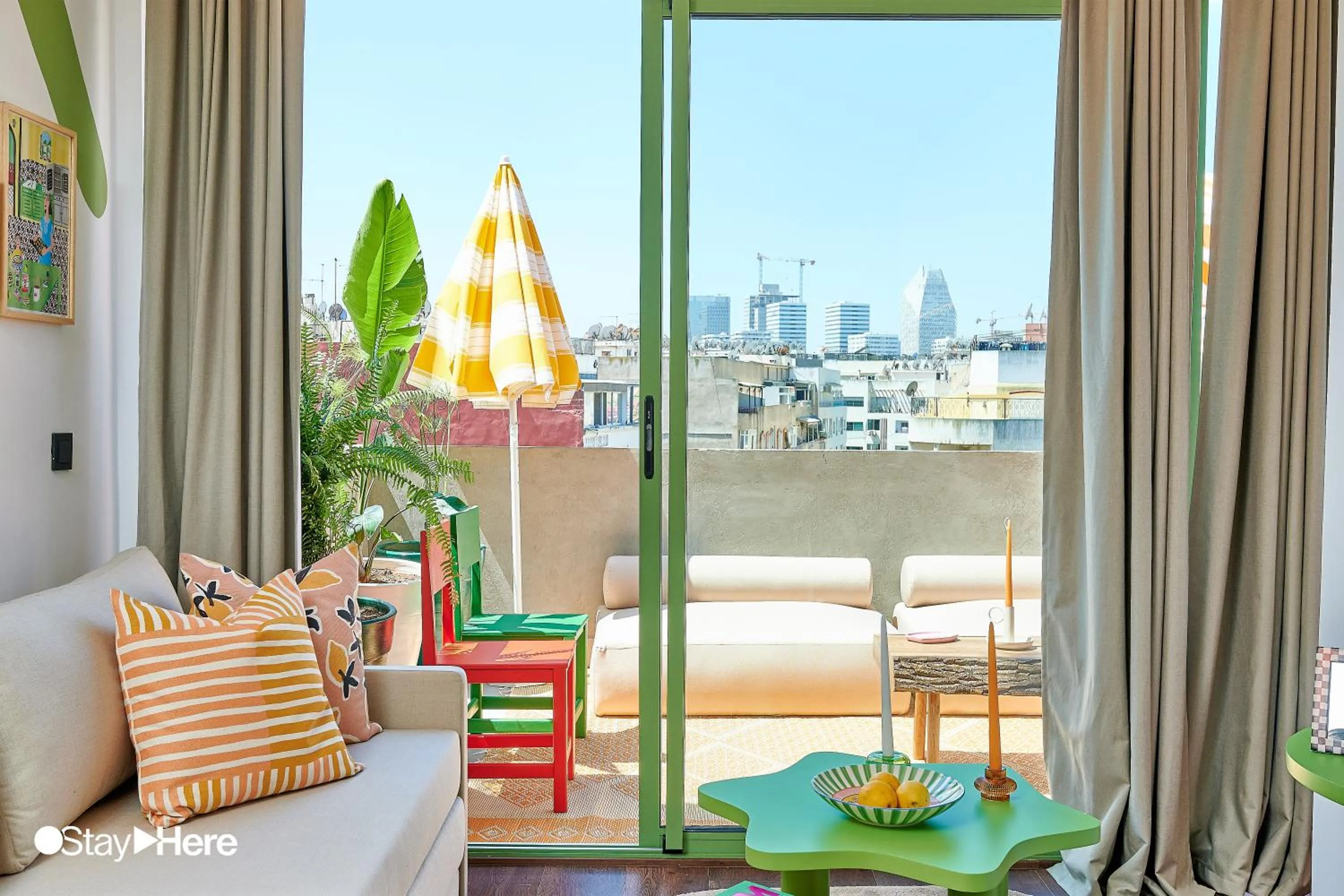 Balcony/Terrace in Stayhere Casablanca - CFC - Vibrant Residence