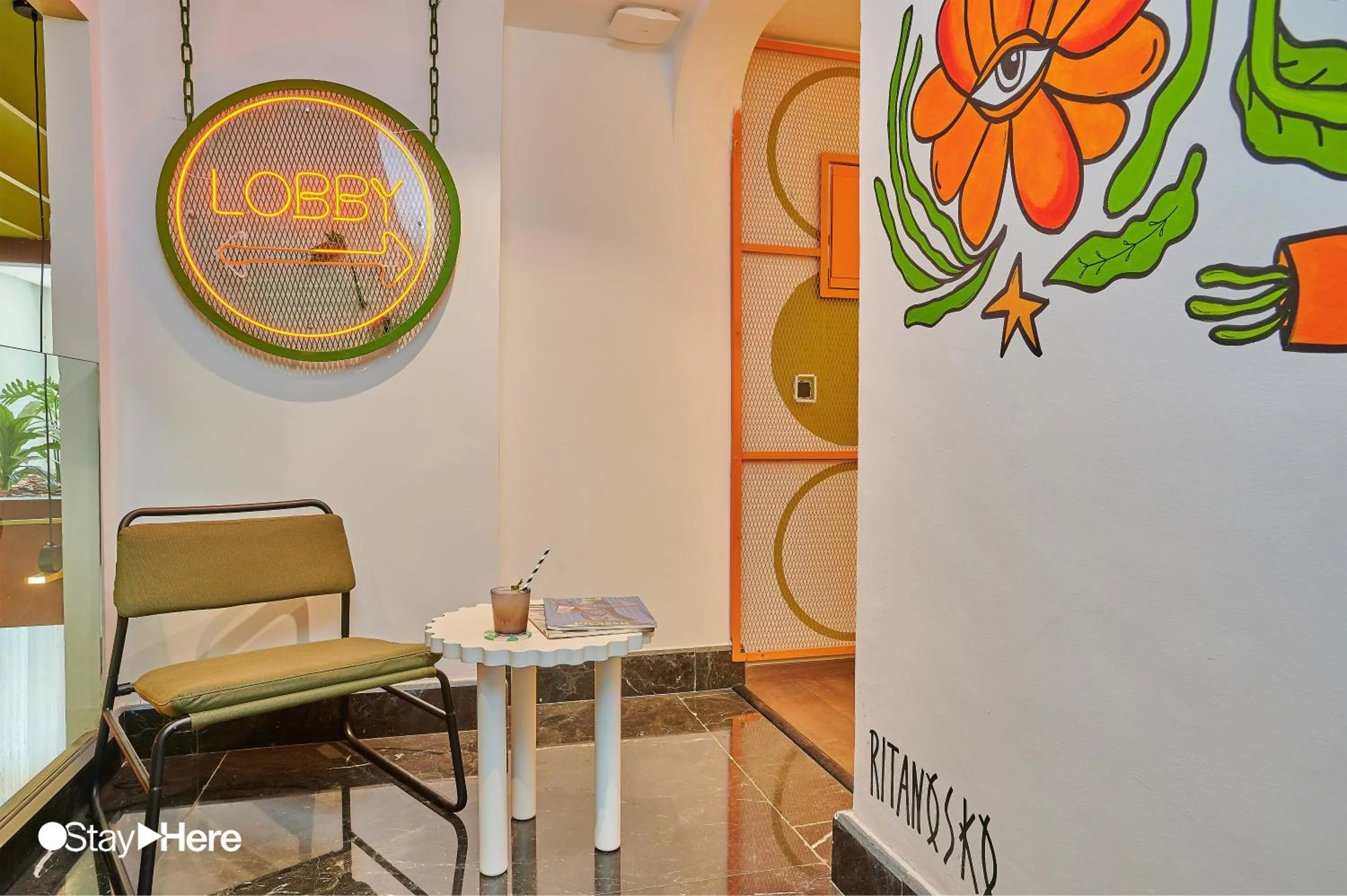 Lobby or reception in Stayhere Casablanca - CFC - Vibrant Residence