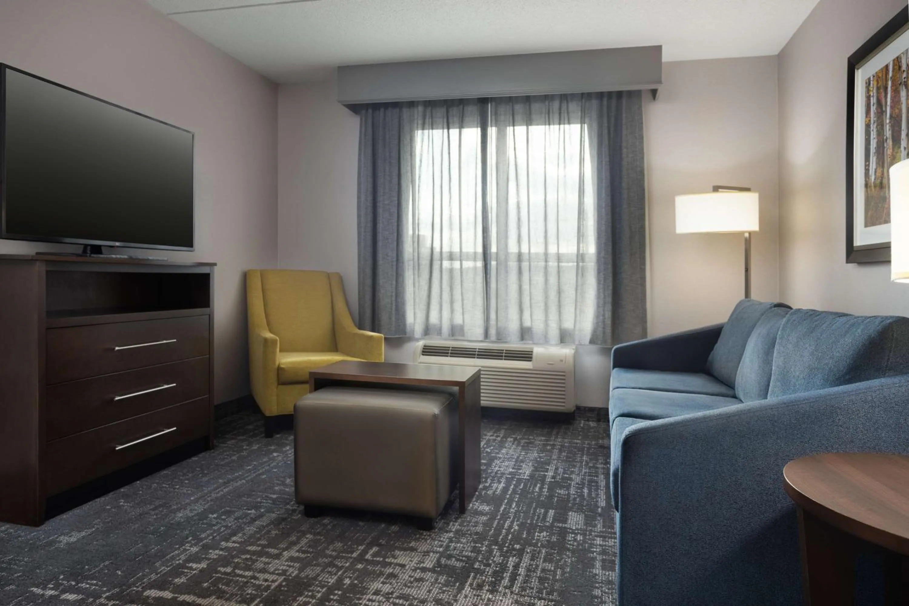 Living room in Homewood Suites by Hilton Waterloo/St. Jacobs