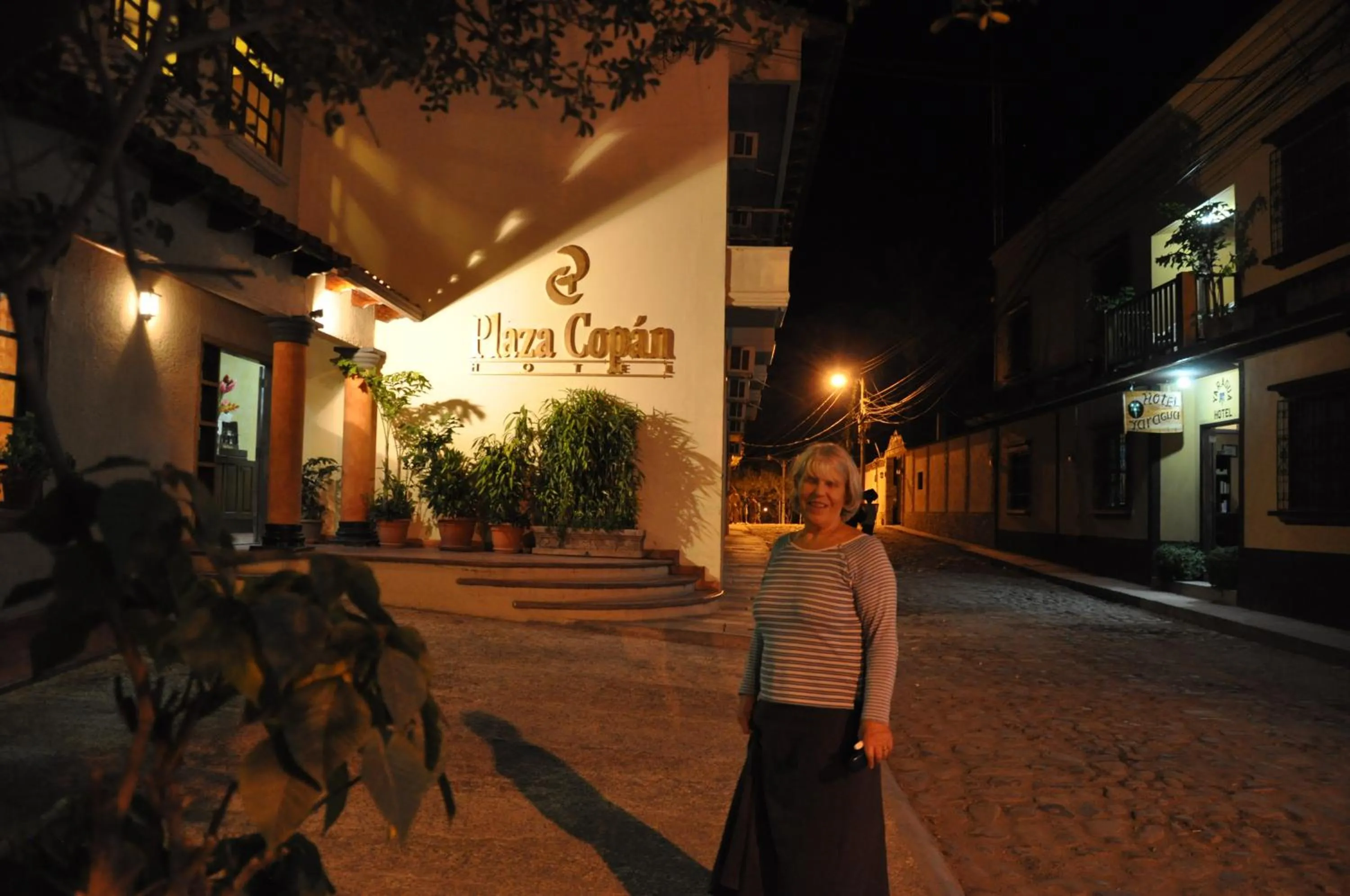 Time of day in Hotel Plaza Copan