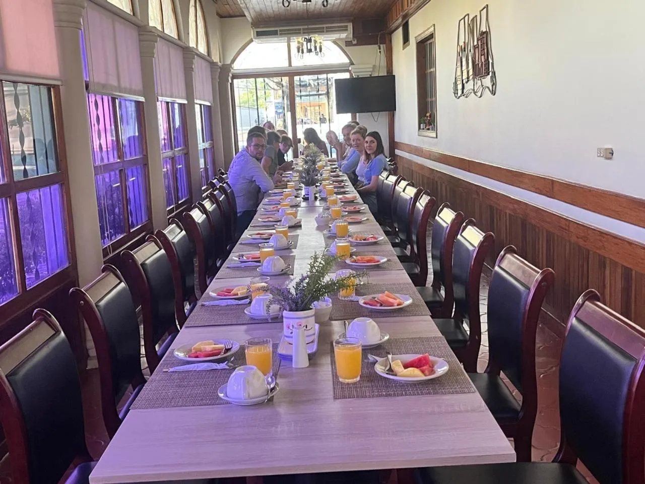Restaurant/places to eat in Hotel Plaza Copan