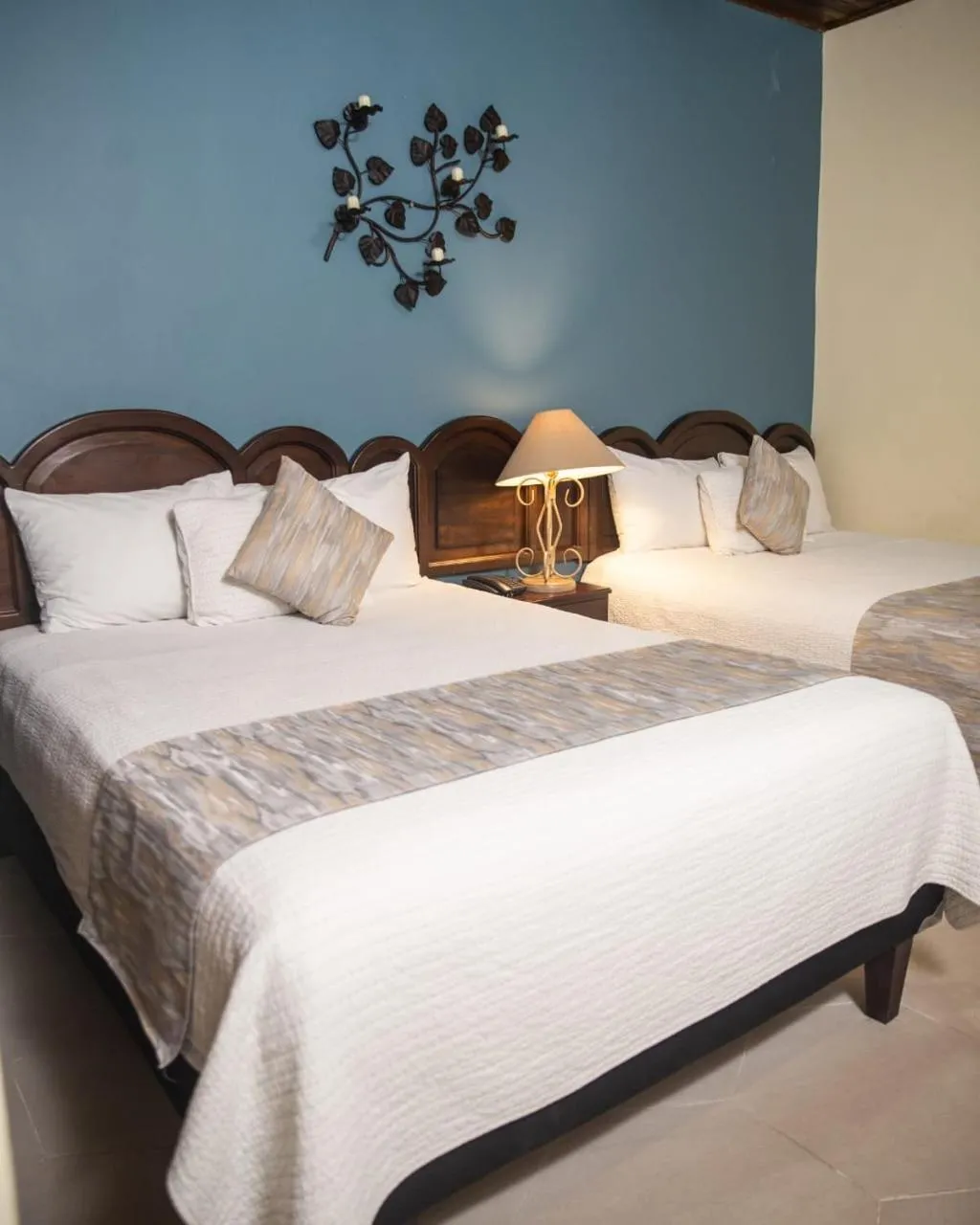 Bed in Hotel Plaza Copan