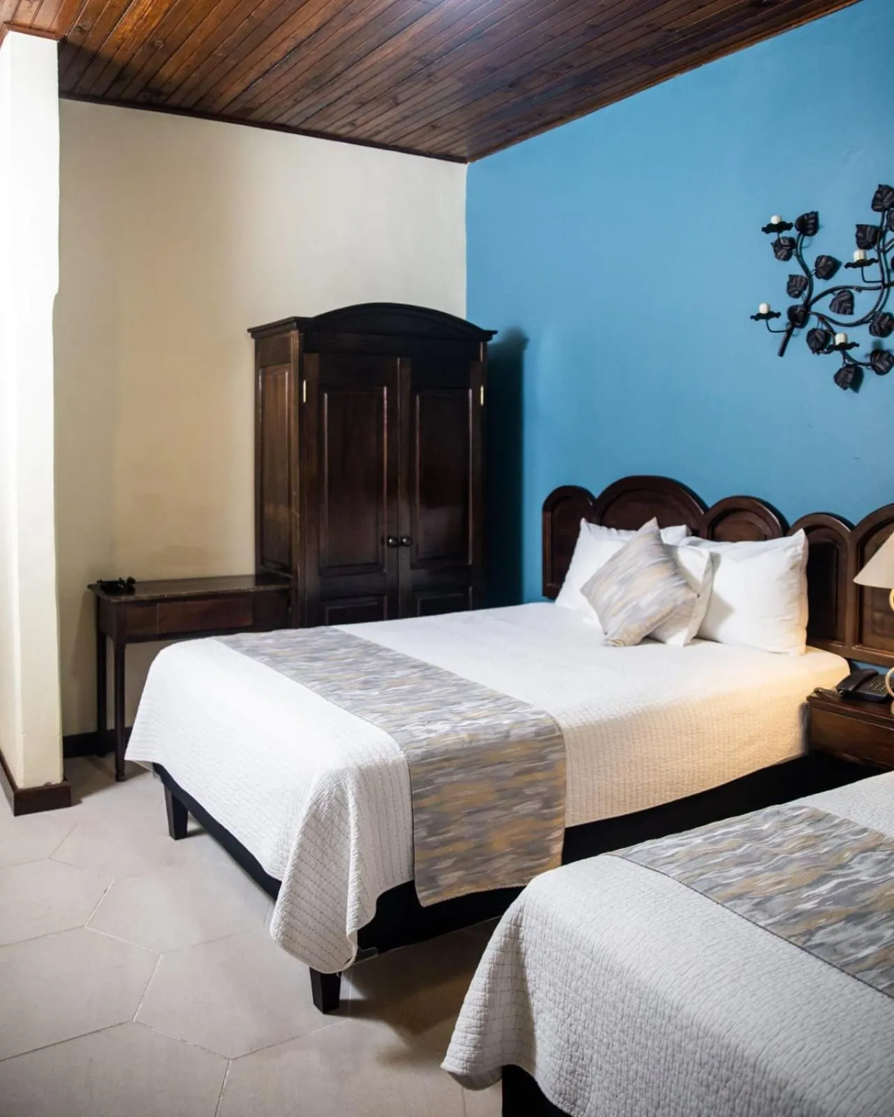 Bed in Hotel Plaza Copan