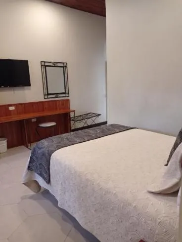 Bed in Hotel Plaza Copan