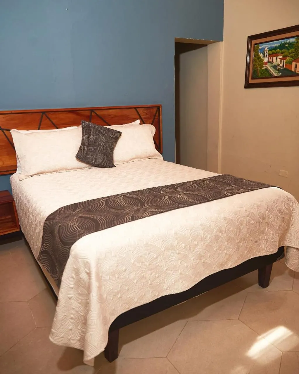 Bed in Hotel Plaza Copan