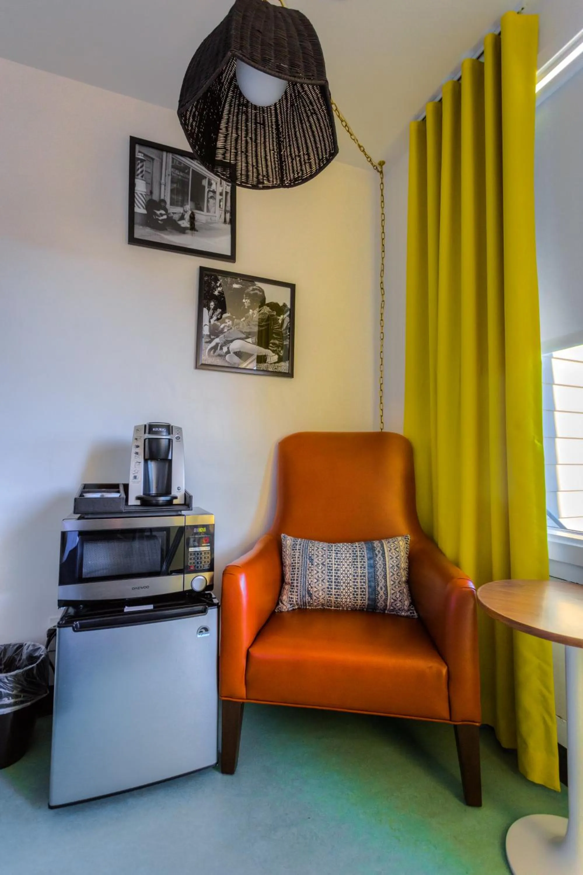 Seating area in Mylo Hotel