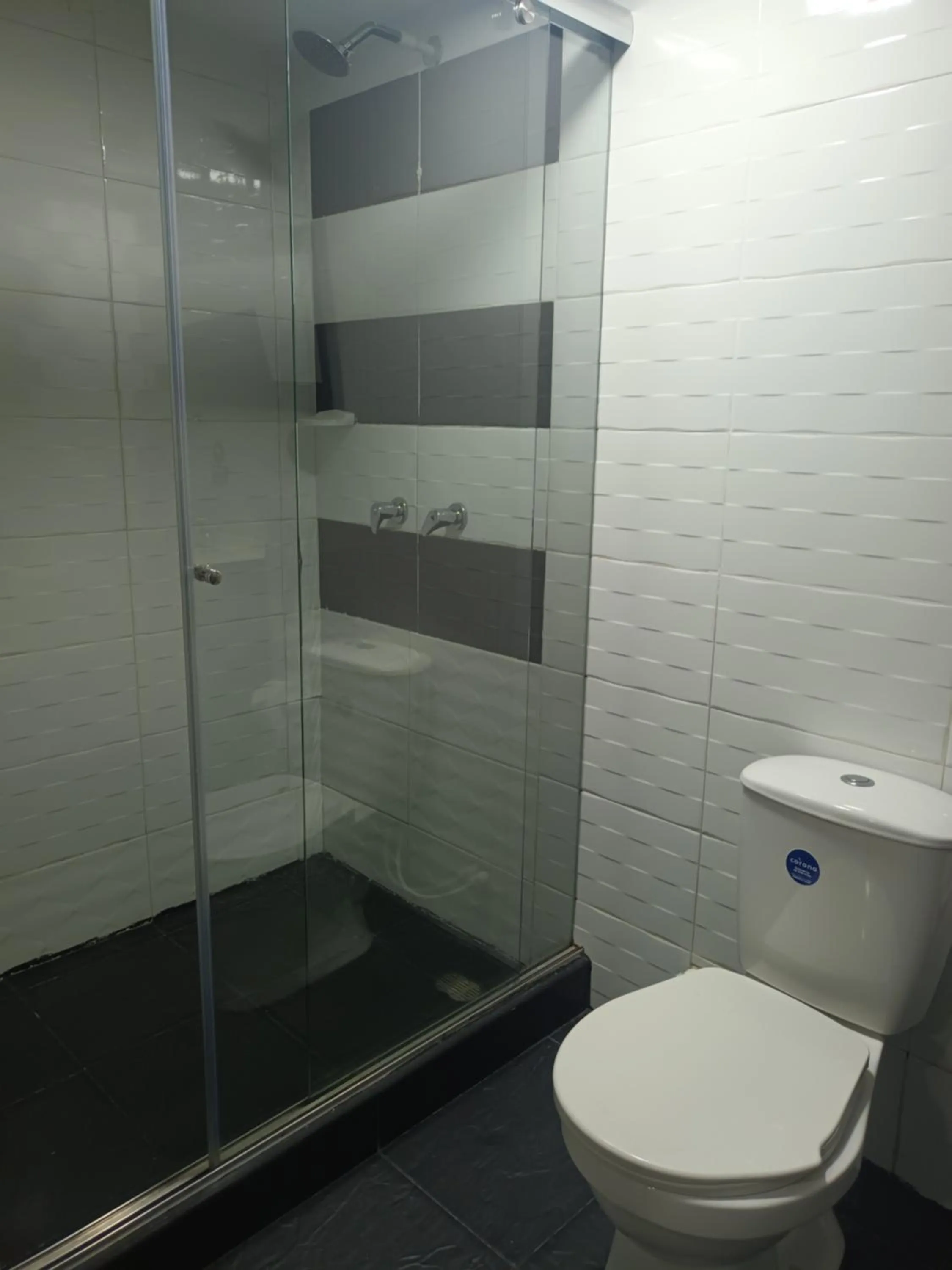 Shower in Hotel Santiago Plaza