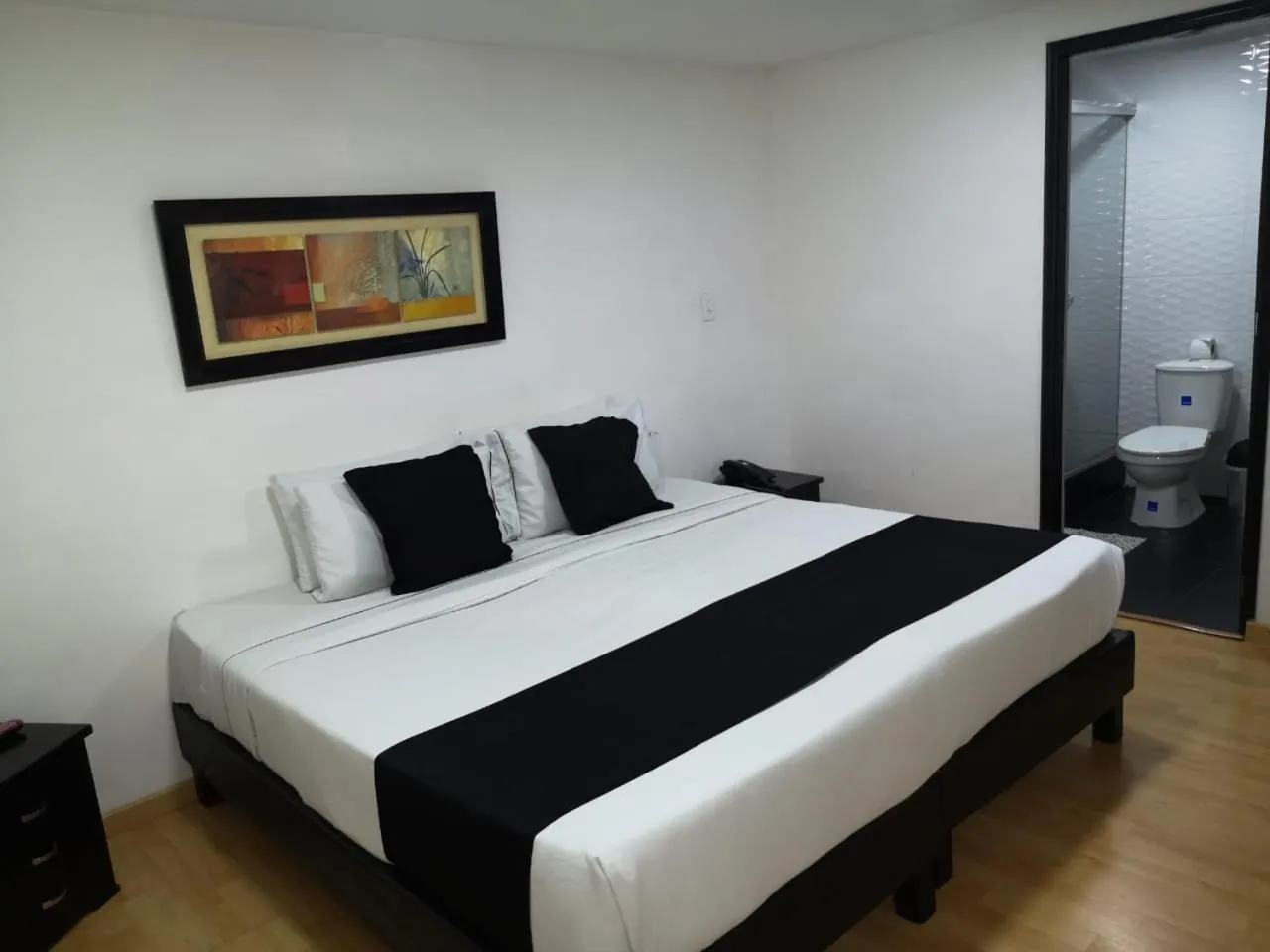 Photo of the whole room, Bed in Hotel Santiago Plaza