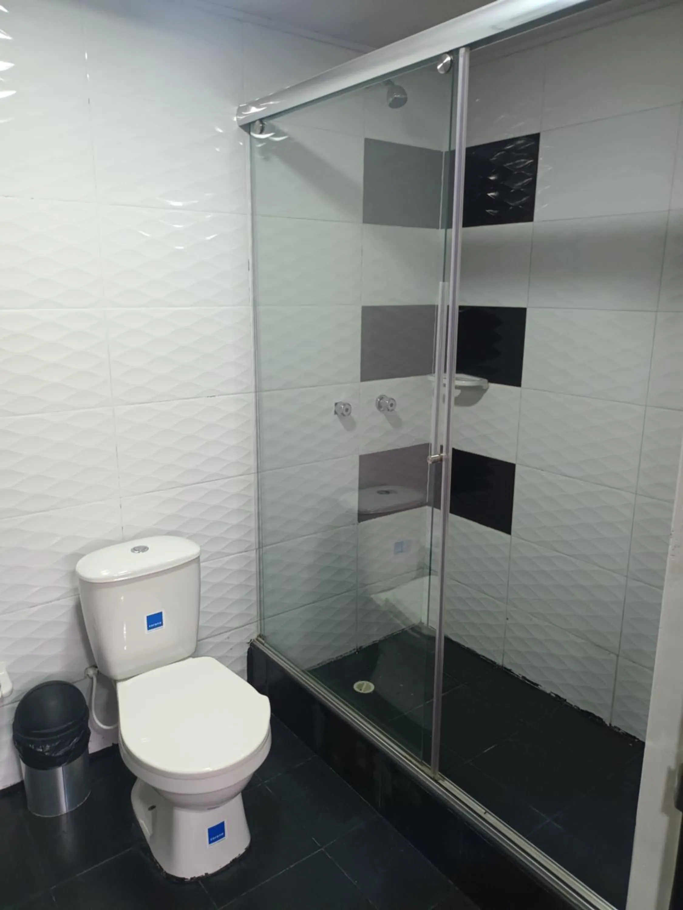 Shower in Hotel Santiago Plaza