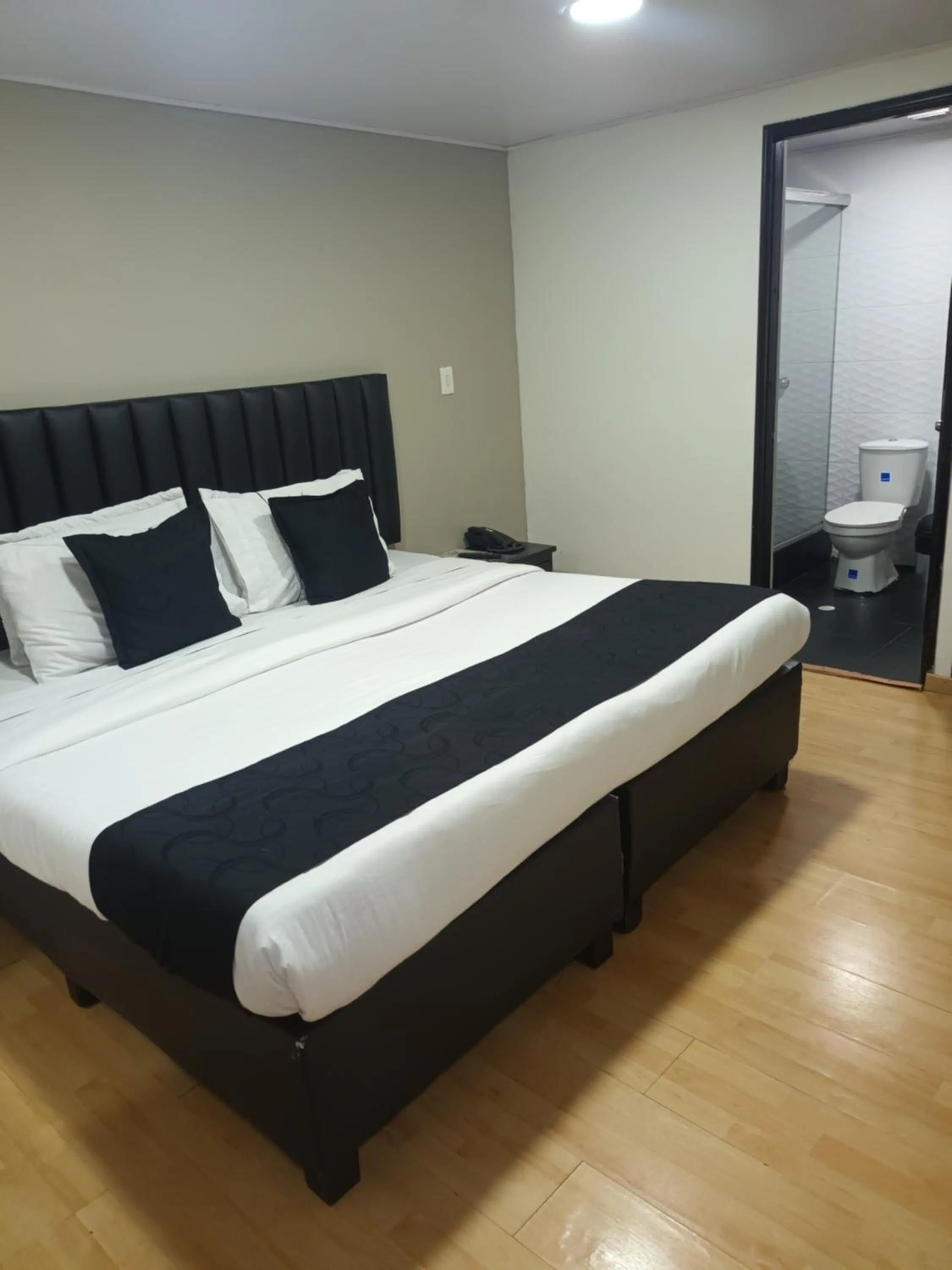 Photo of the whole room, Bed in Hotel Santiago Plaza