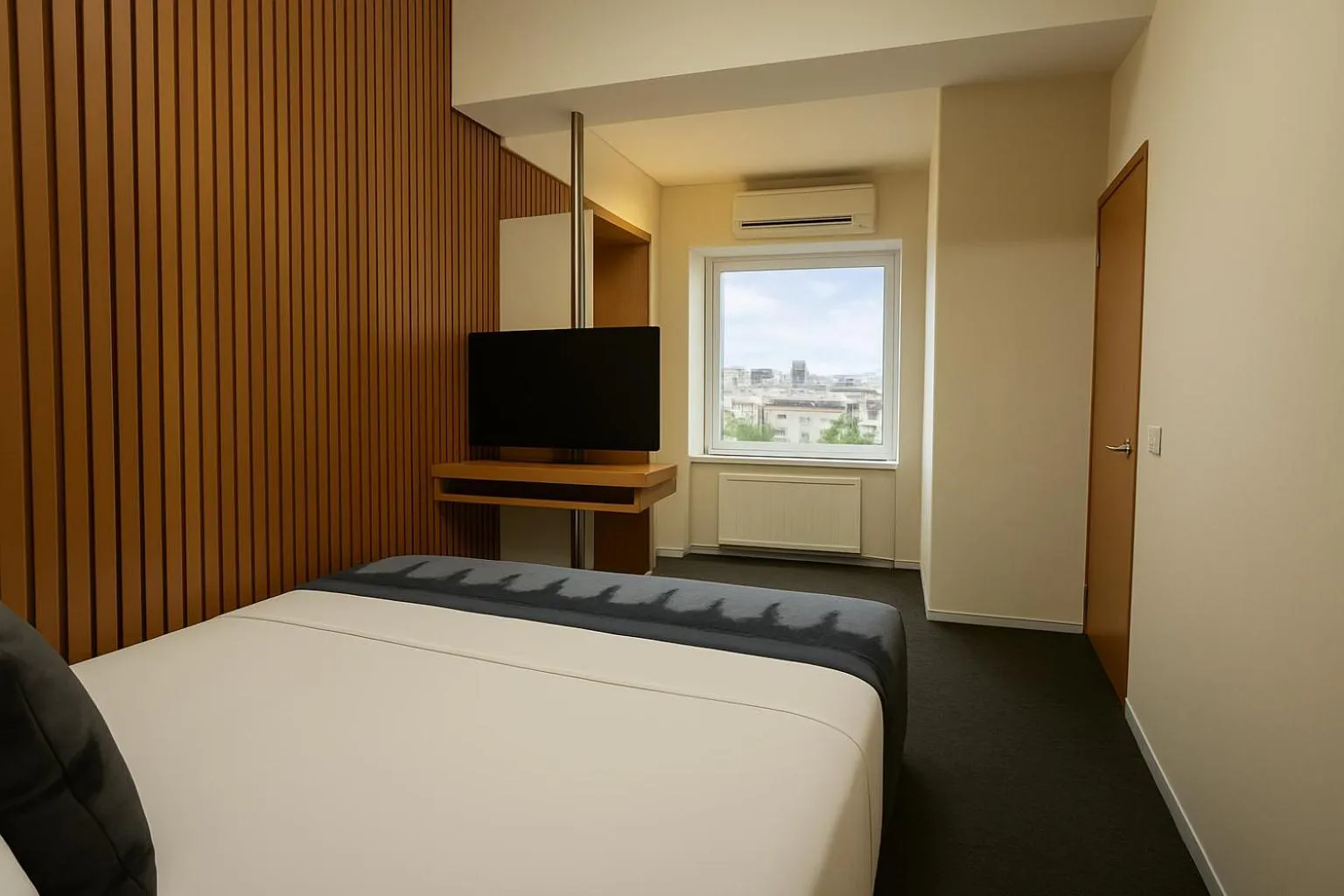 Bed in Black Art Otel