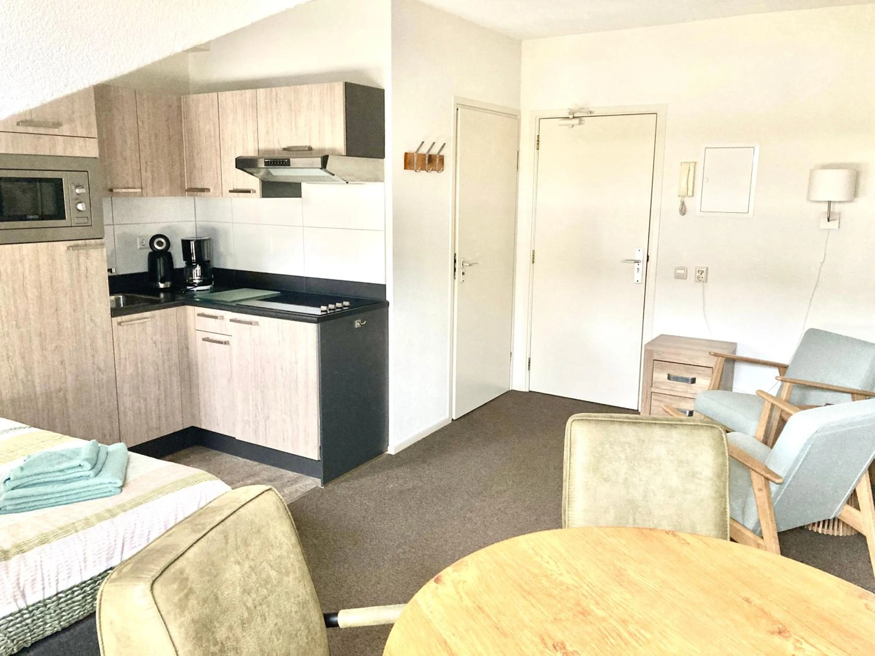 Living room in Nicolette Apartments