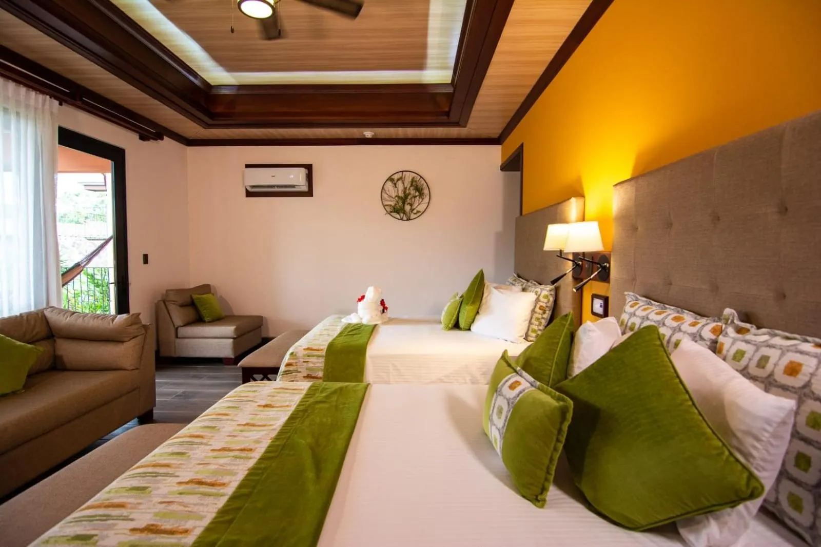 Bed in Hotel Arenal Springs Resort & Spa